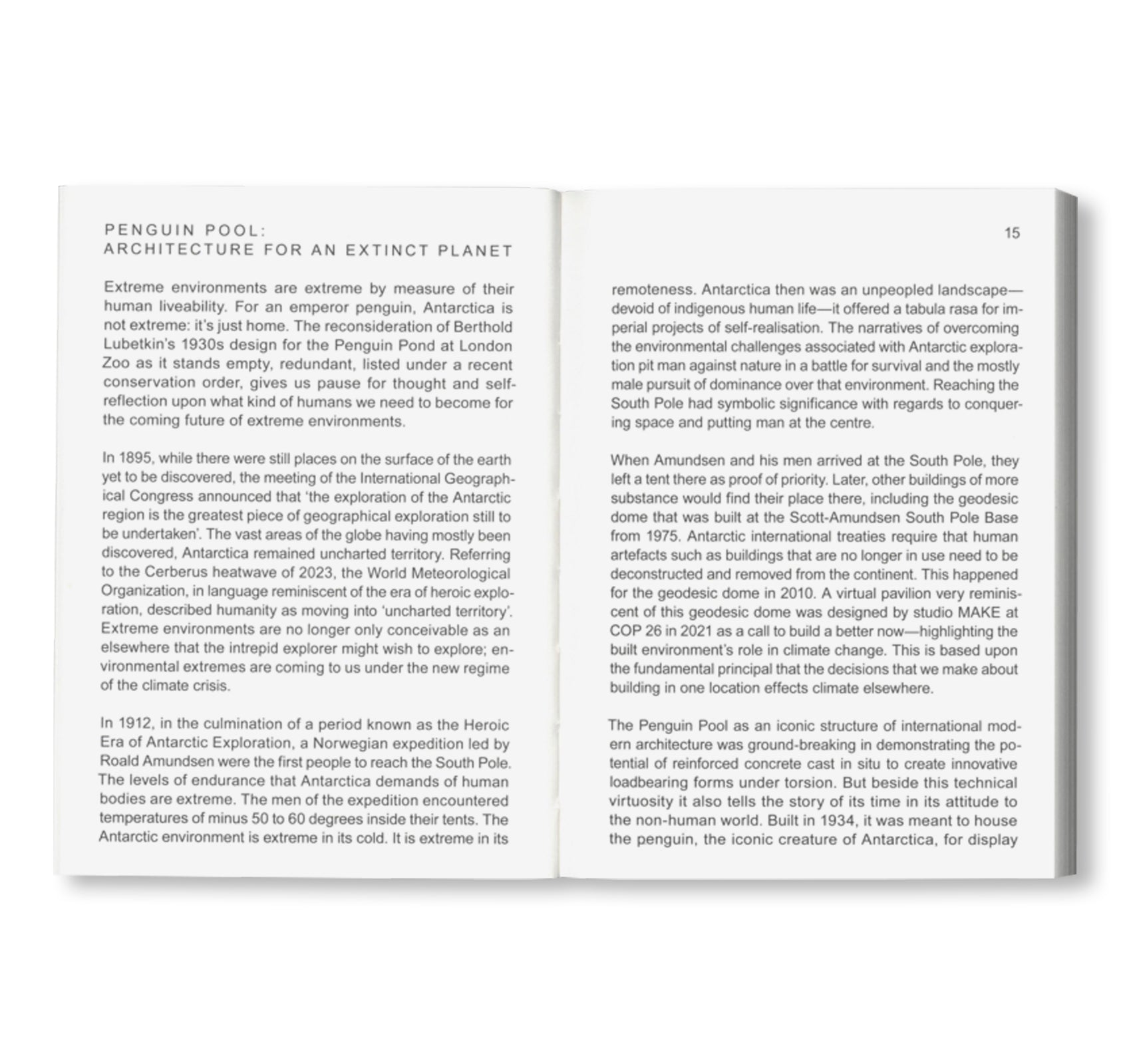 BAUHAUS TASCHENBUCH 28 - NOT A PENGUIN POOL: ECHOES OF MORE-THAN-HUMAN ENTANGLEMENTS by Stiftung Bauhaus Dessau