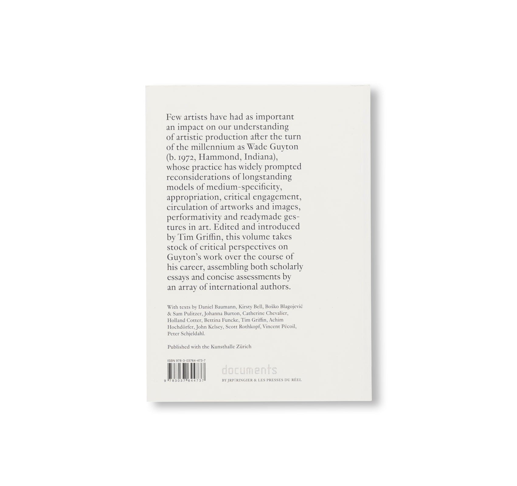 WRITINGS ON WADE GUYTON by Wade Guyton