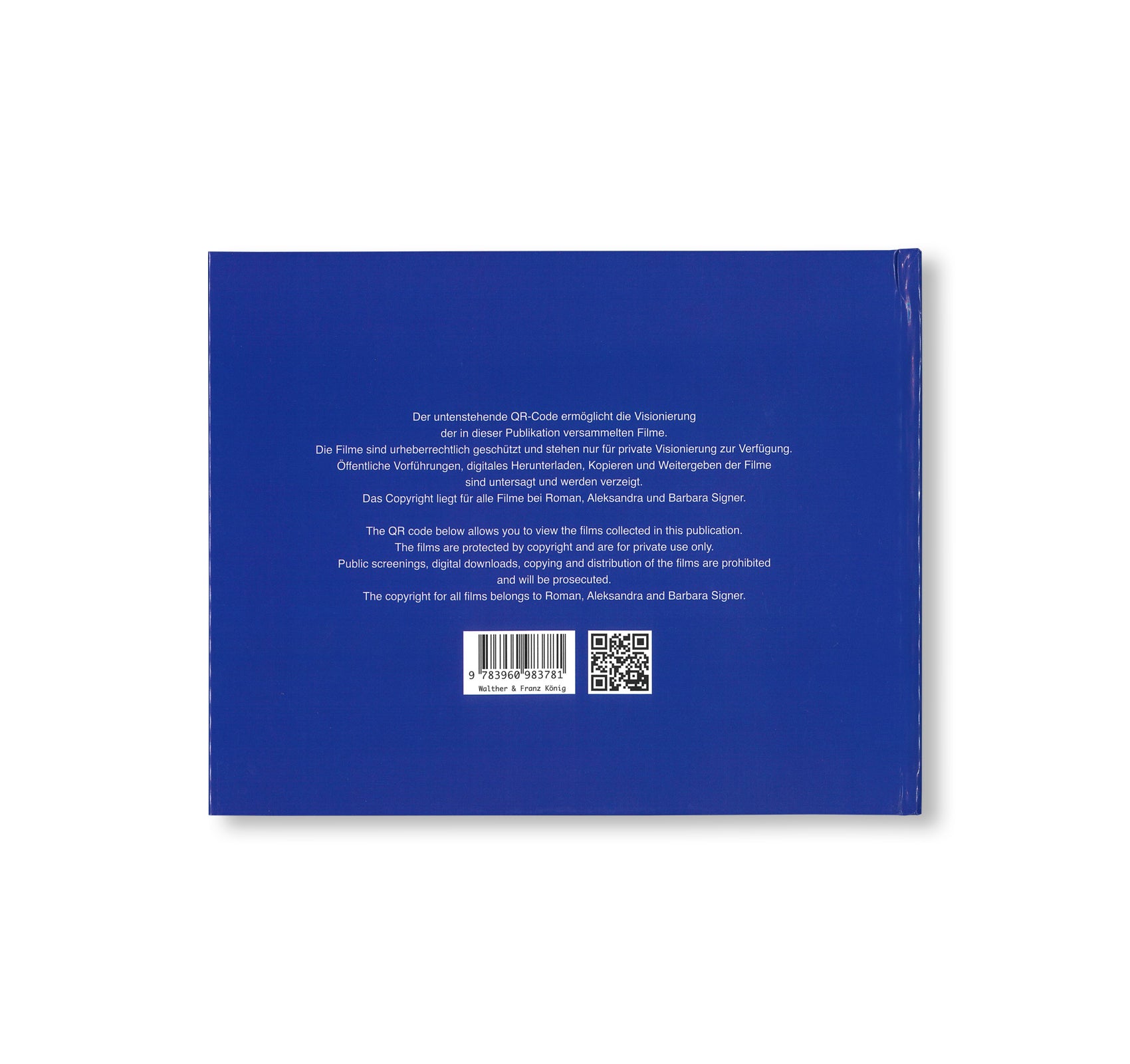 SUPER-8 FILME 1975-2001. KOMMENTIERTES WERKVERZEICHNIS / ANNOTATED CATALOGUE RAISONNÉ by Roman Signer