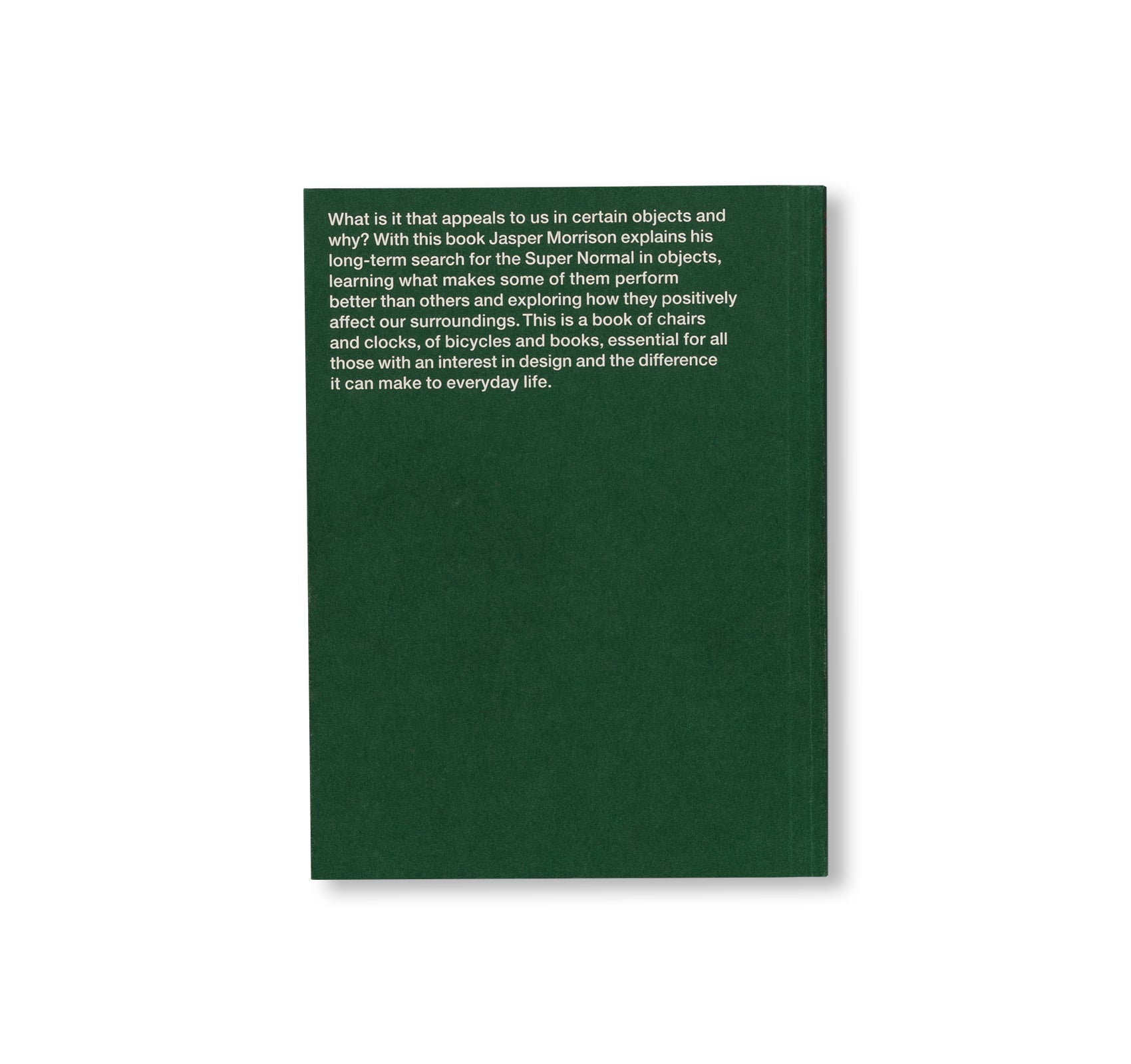 A BOOK OF THINGS by Jasper Morrison