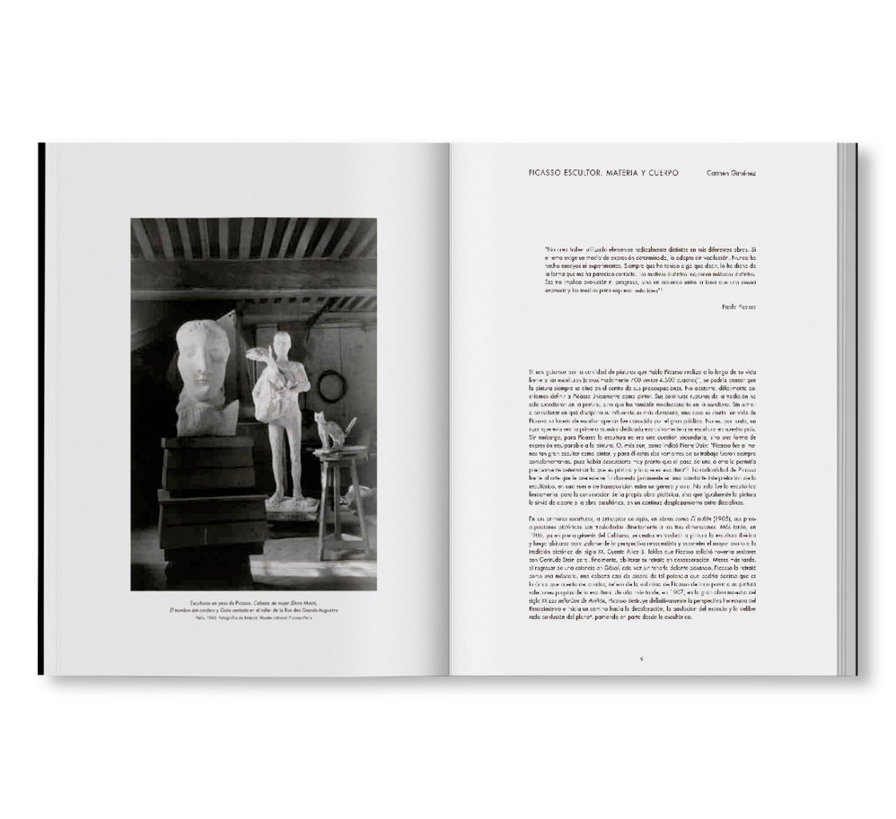 PICASSO: SCULPTOR - MATTER AND BODY by Pablo Picasso