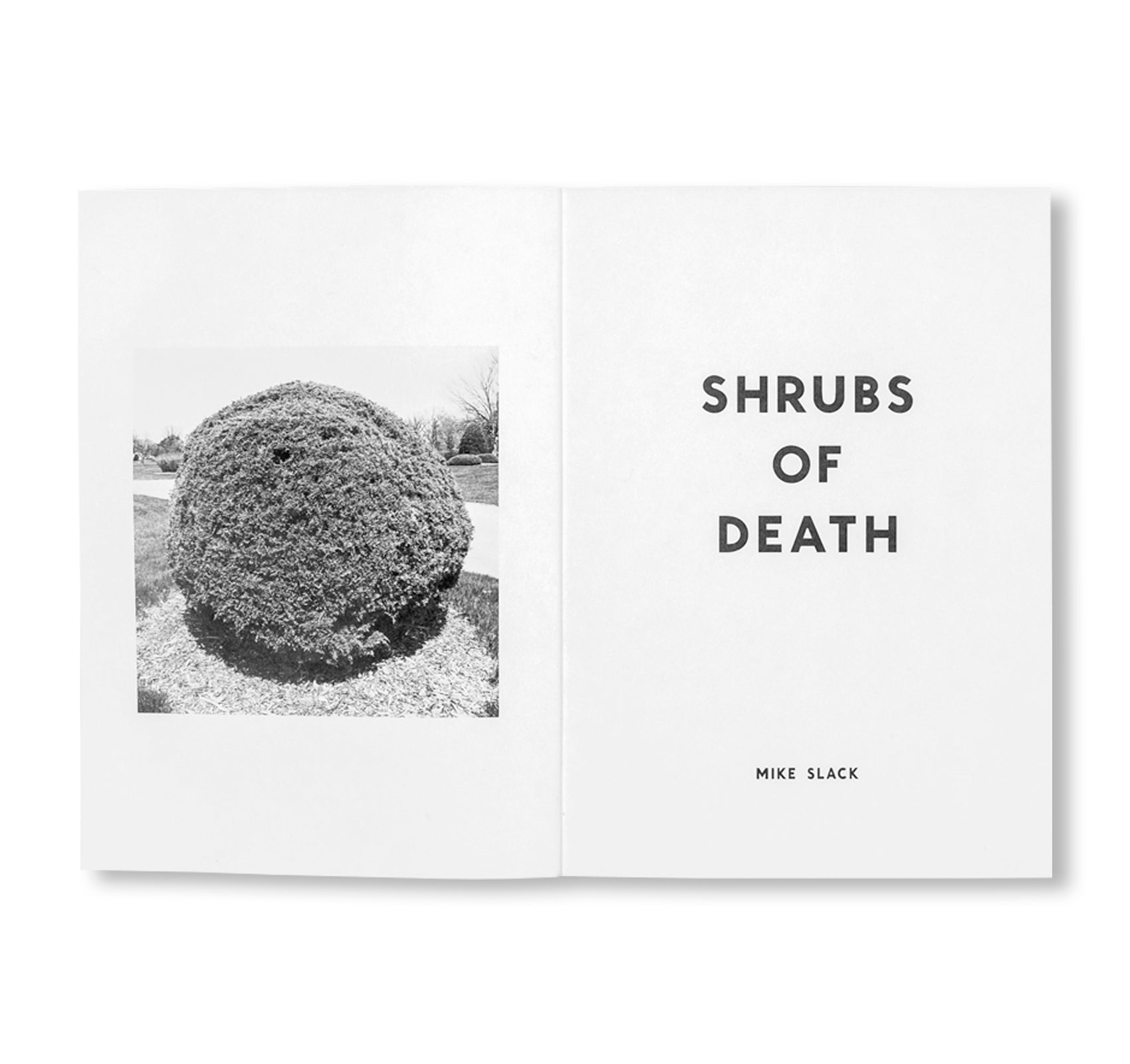 SHRUBS OF DEATH by Mike Slack [JAPANESE COVER]