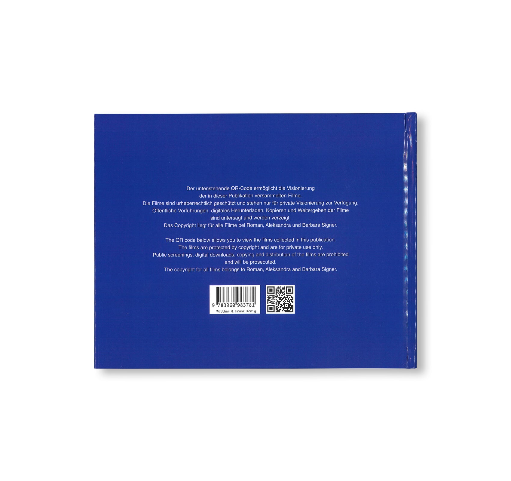 SUPER-8 FILME 1975-2001. KOMMENTIERTES WERKVERZEICHNIS / ANNOTATED CATALOGUE RAISONNÉ by Roman Signer