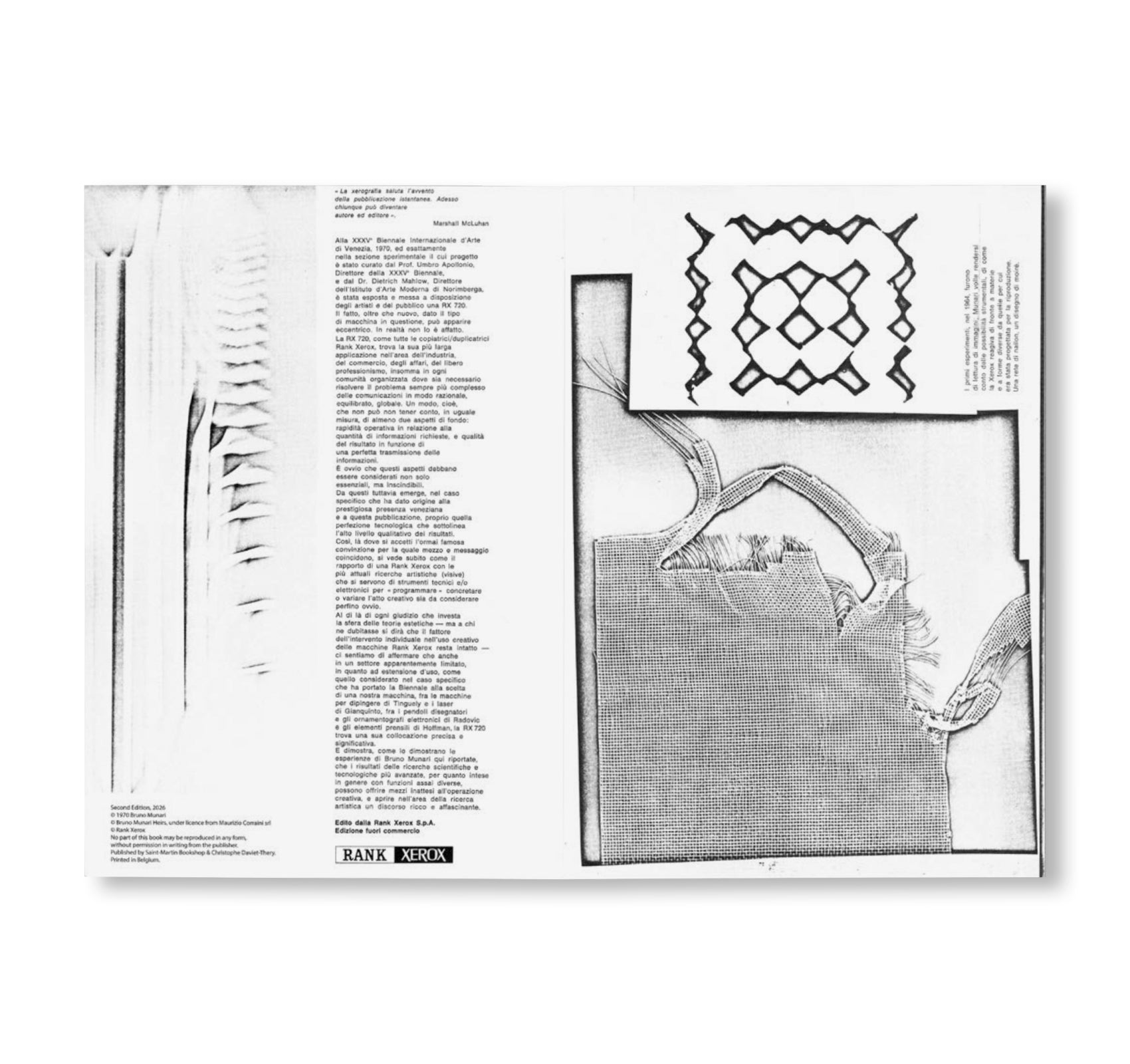 XEROGRAFIA by Bruno Munari [JAPANESE / REPRINTED EDITION]