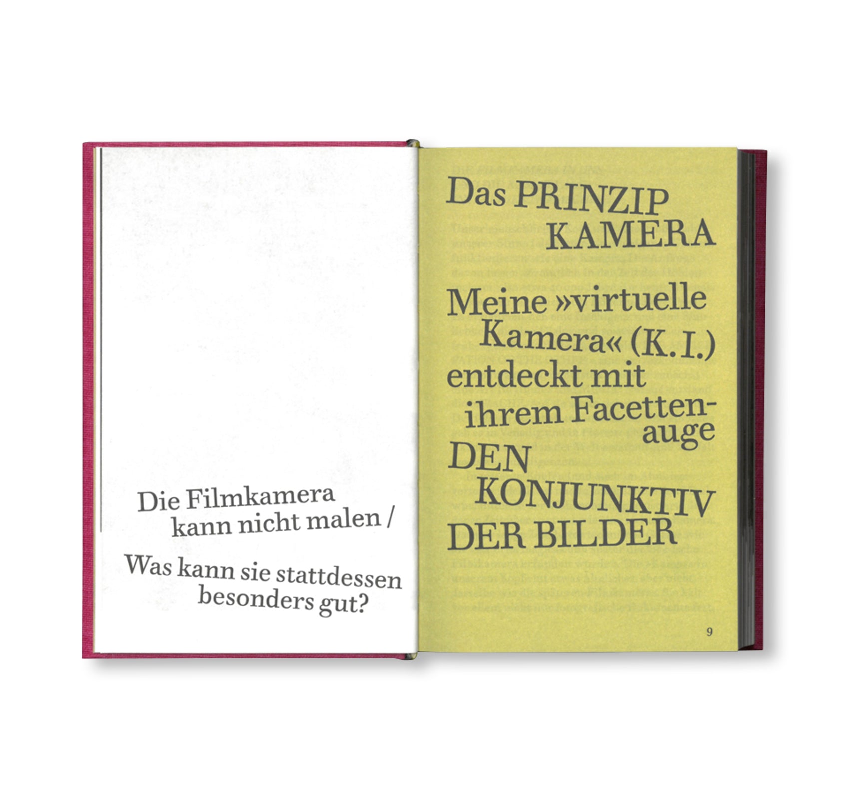DER KONJUNKTIV DER BILDER: MEINE VIRTUELLE KAMERA (K.I.) by Alexander Kluge [GERMAN EDITION]