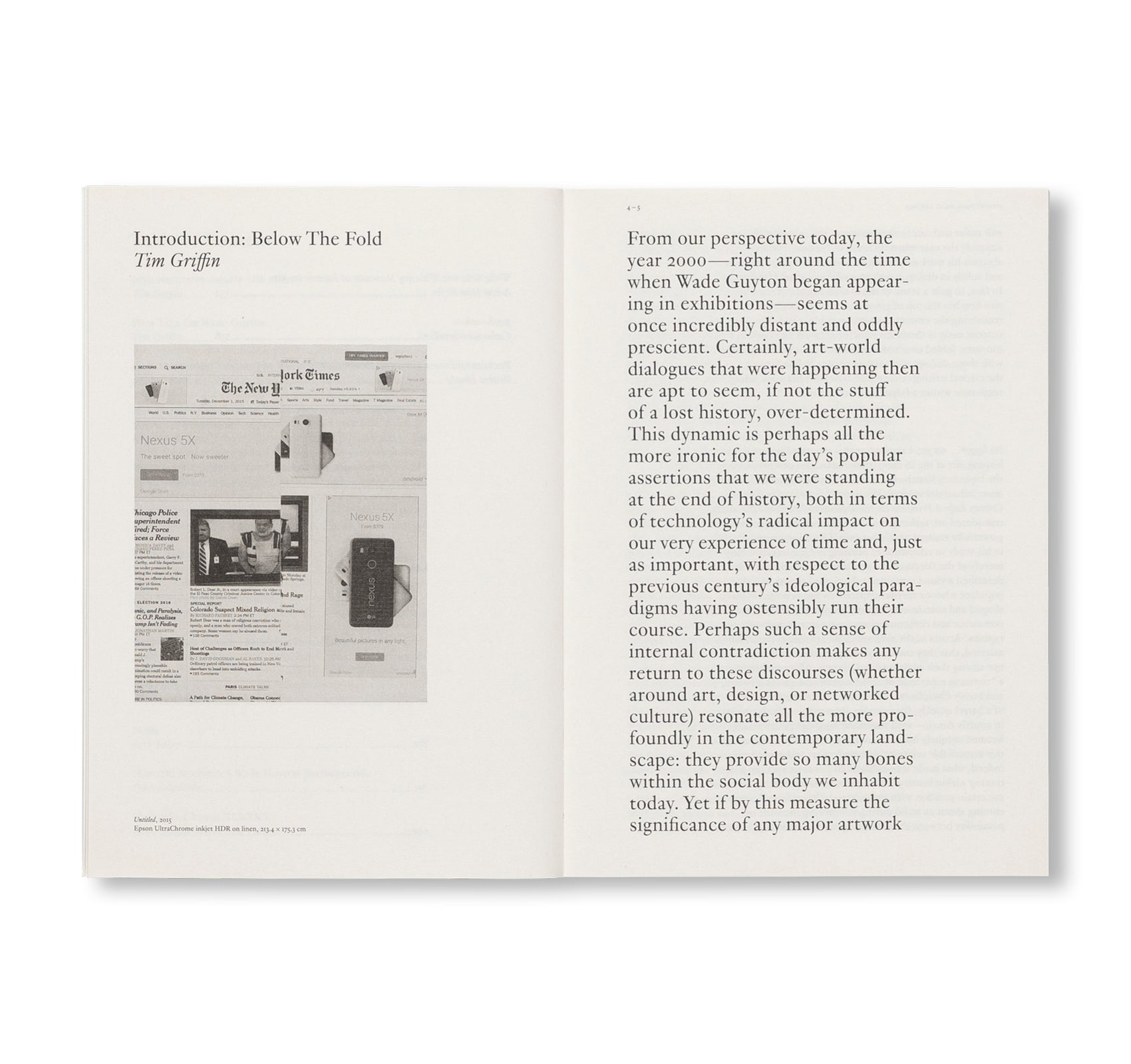 WRITINGS ON WADE GUYTON by Wade Guyton