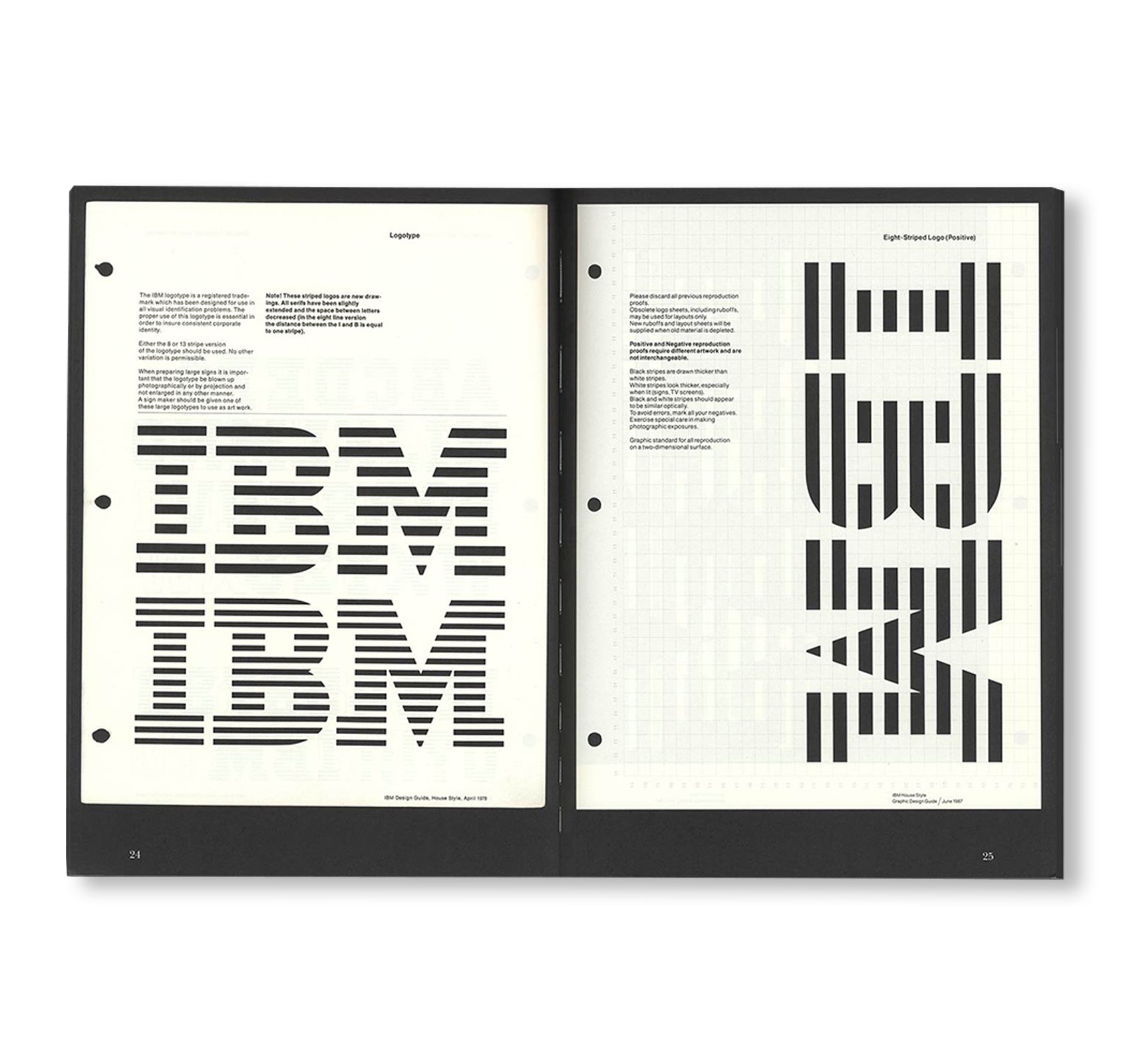 IBM, PAUL RAND’S GRAPHIC STANDARDS MANUAL [REPRINTED EDITION]