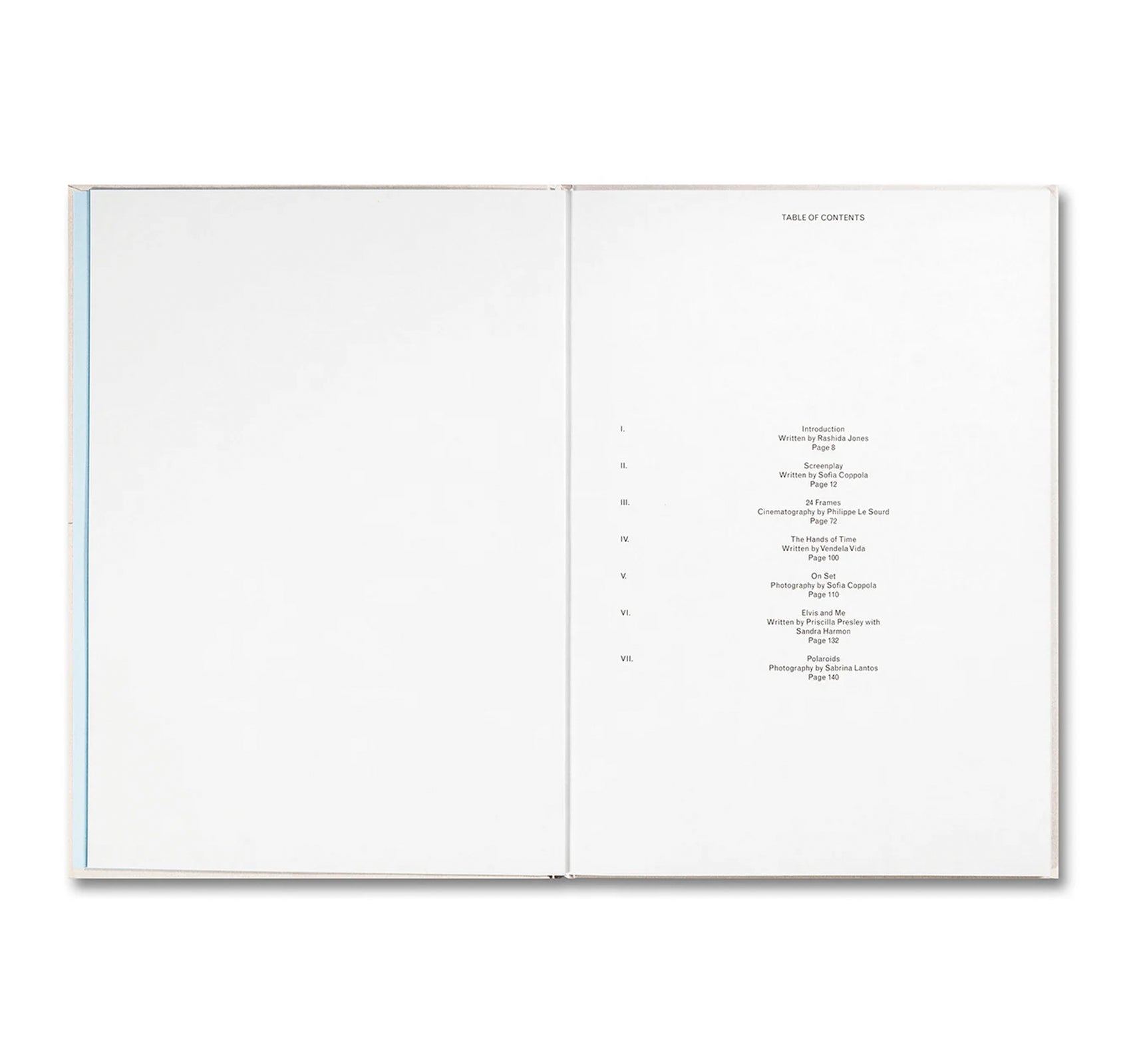 PRISCILLA SCREENPLAY BOOK by Sofia Coppola