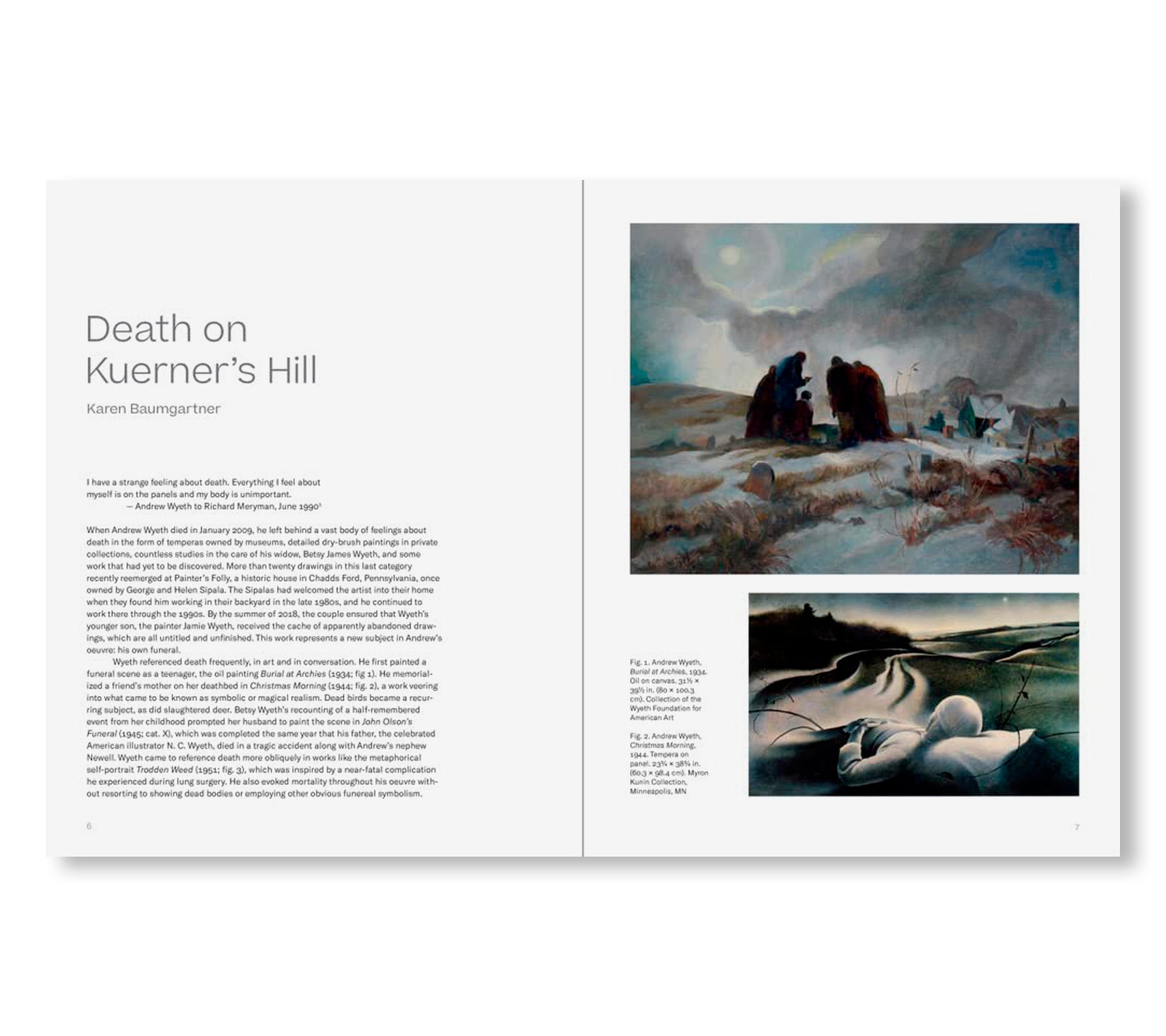 LIFE AND DEATH by Andrew Wyeth