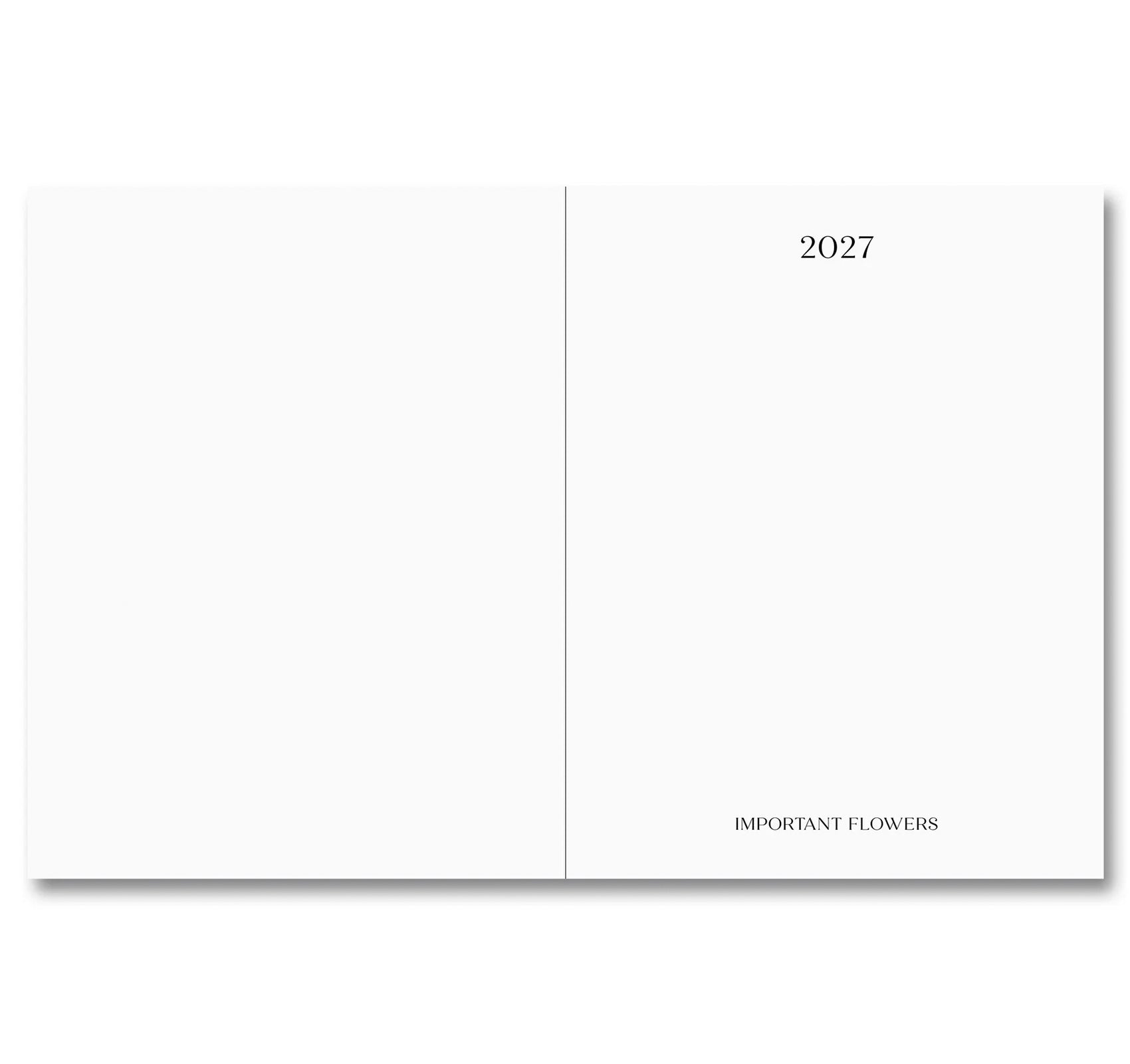 THE IMPORTANT FLOWERS PLANNER 2027 by Sofia Coppola