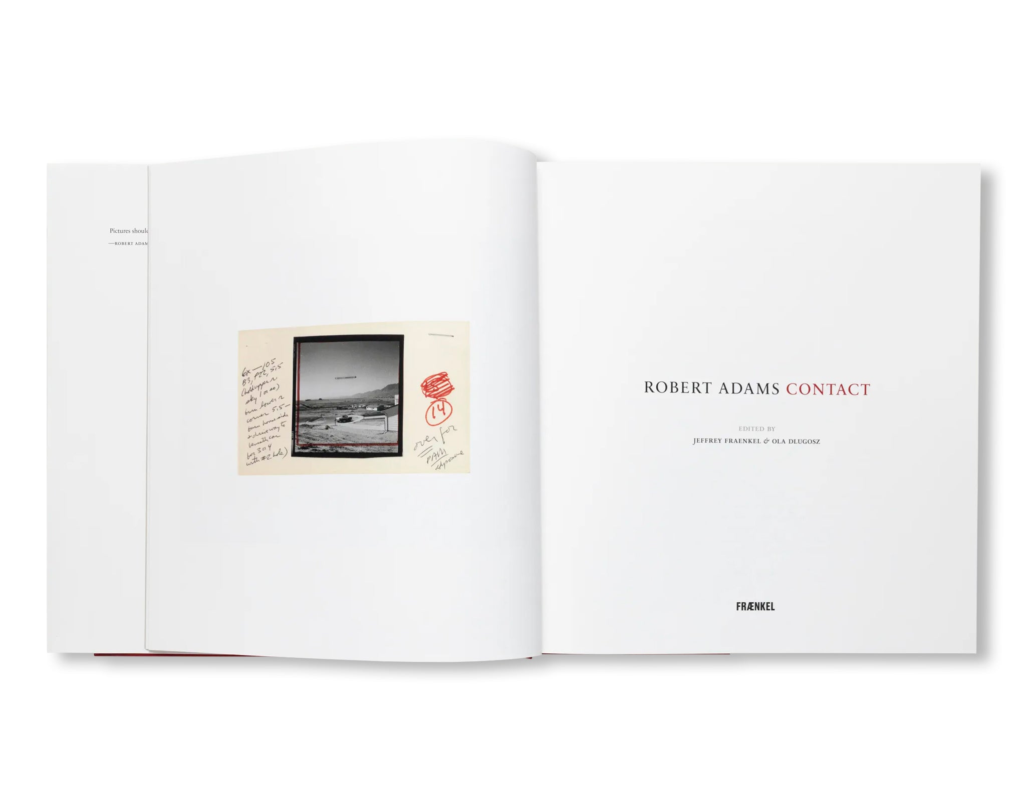 ROBERT ADAMS: CONTACT by Robert Adams