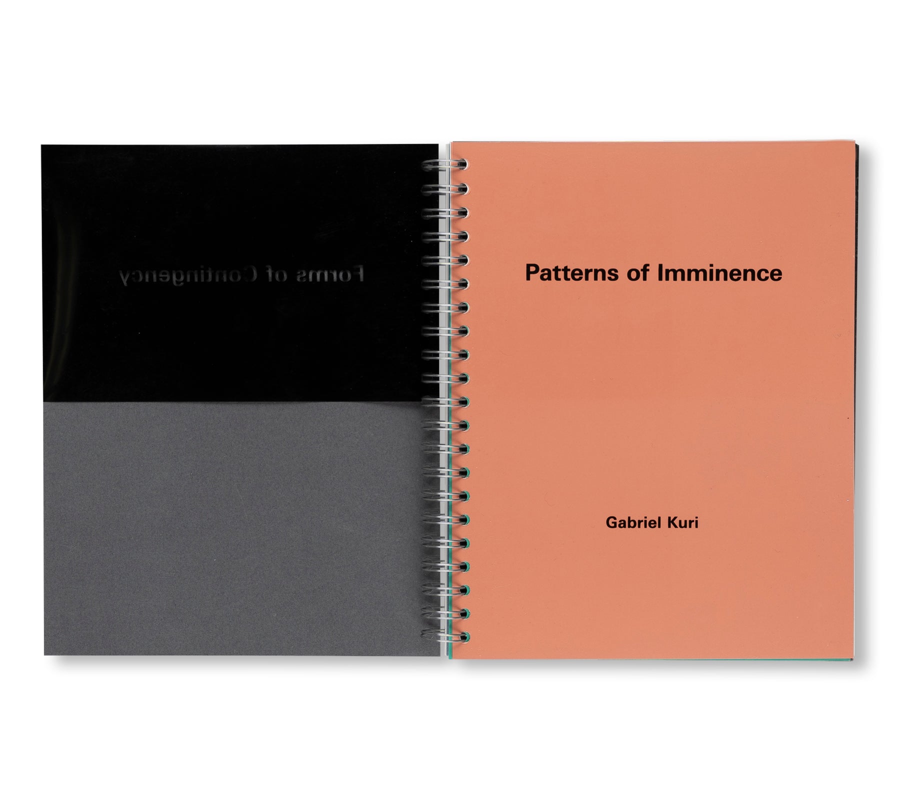 FORMS OF CONTINGENCY AND PATTERN OF IMMINENCE by Gabriel Kuri