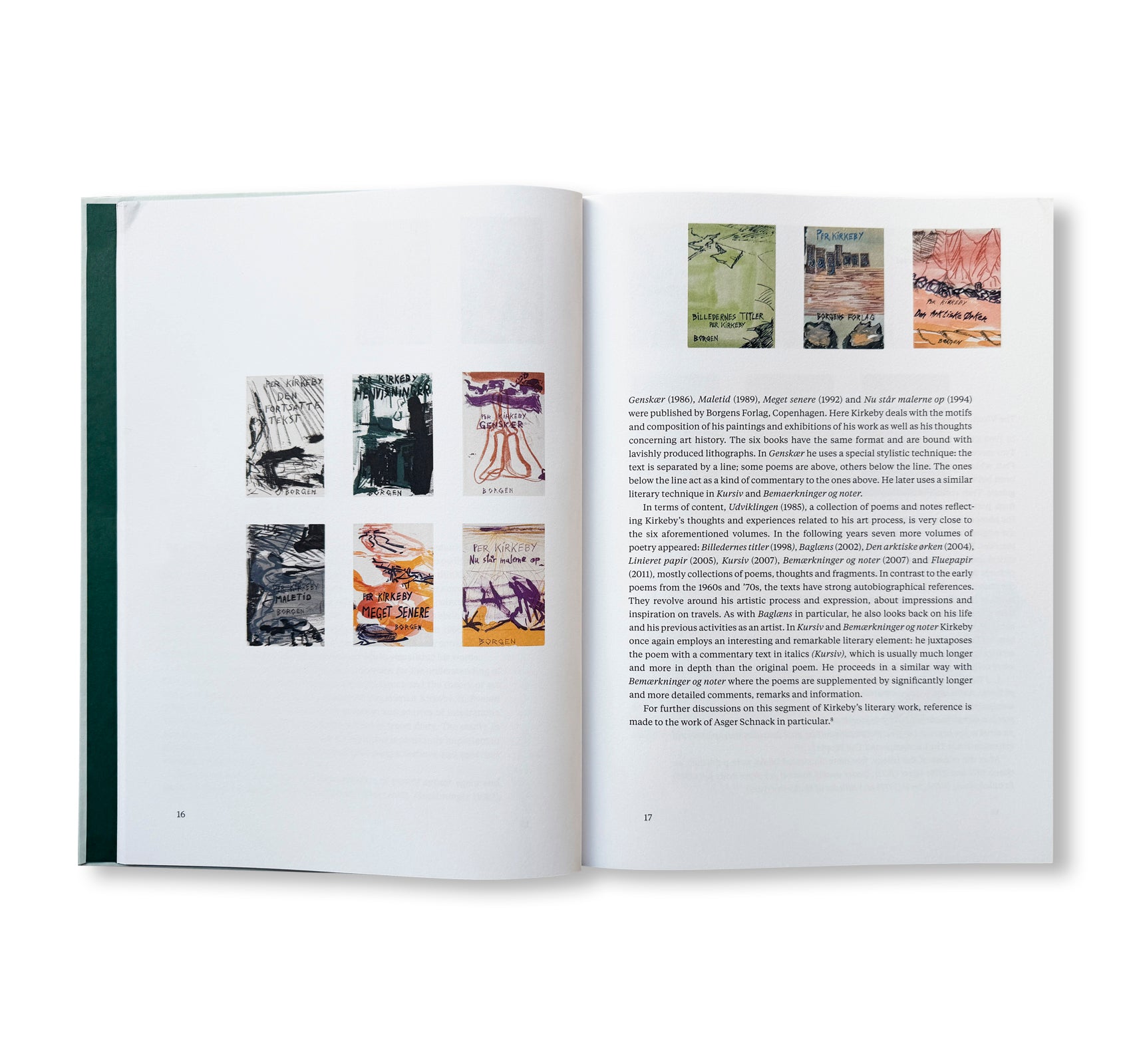 PER KIRKEBY: ARTIST BOOKS 1965–2017 by Per Kirkeby
