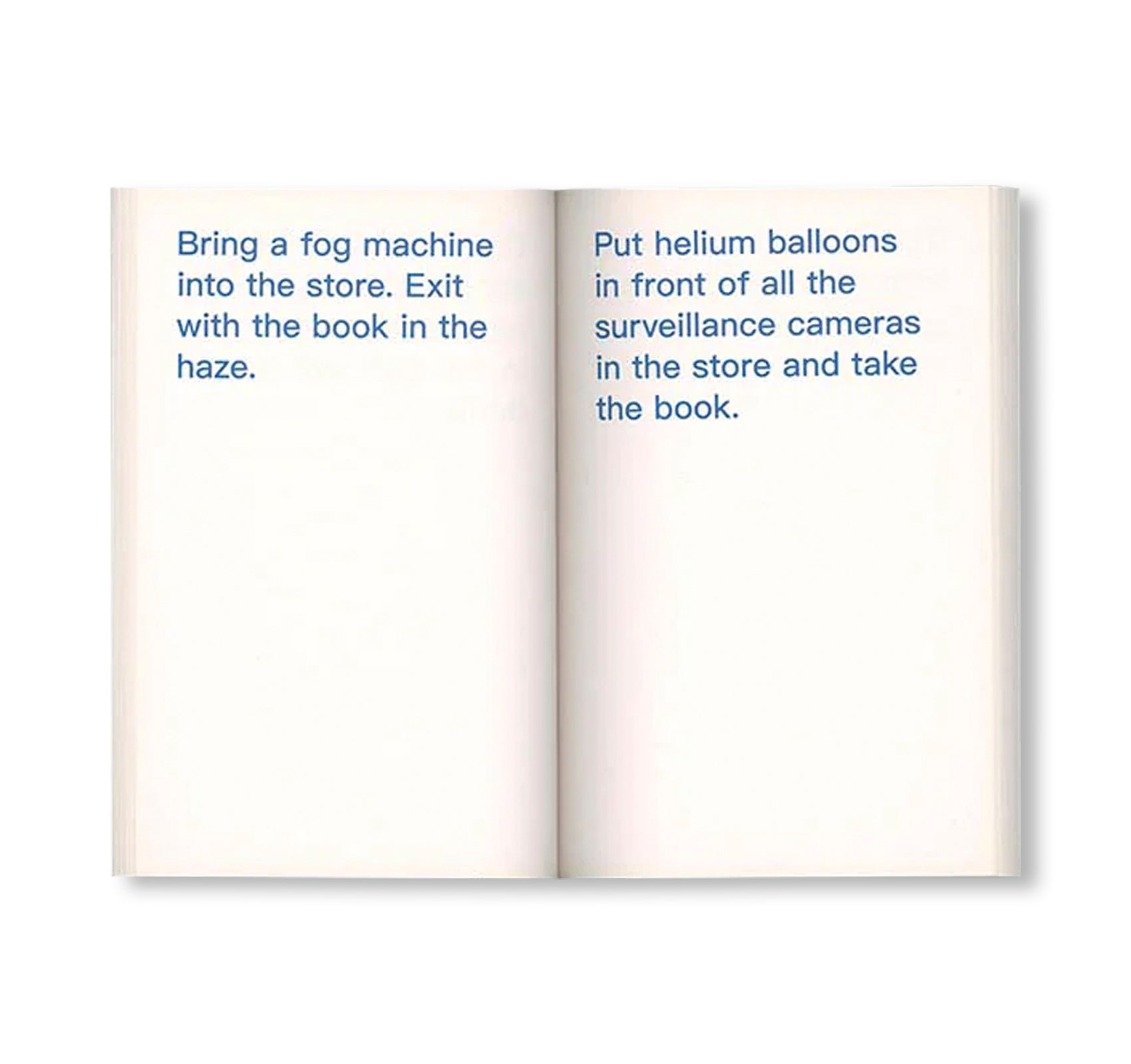 HOW TO SHOPLIFT BOOKS by David Horvitz [THIRD EDITION]