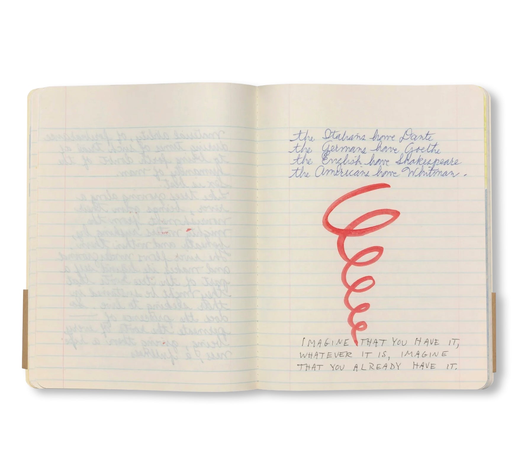 PAUL THEK: NOTEBOOK #41, 1977 by Paul Thek
