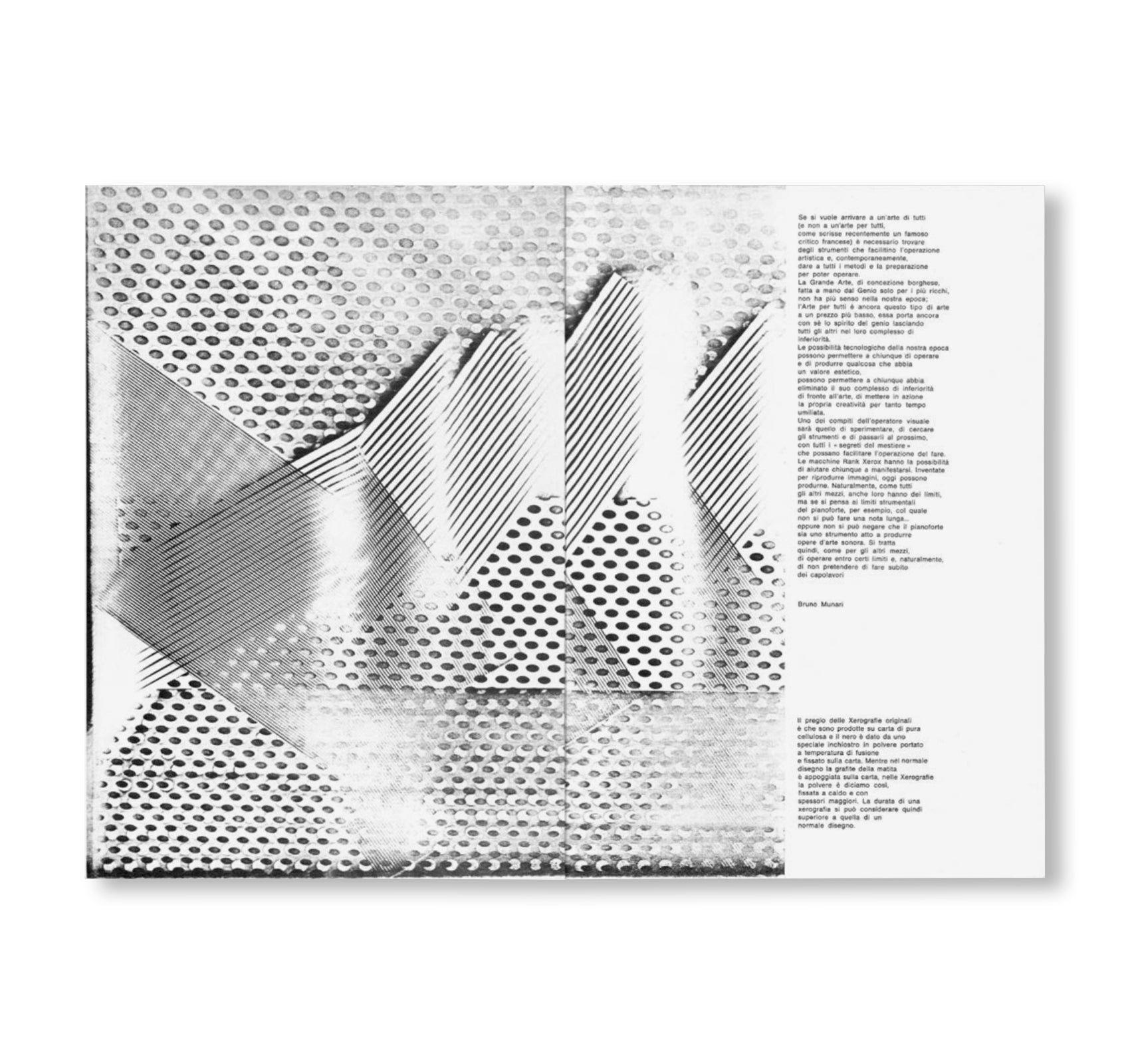 XEROGRAFIA by Bruno Munari [JAPANESE / REPRINTED EDITION]
