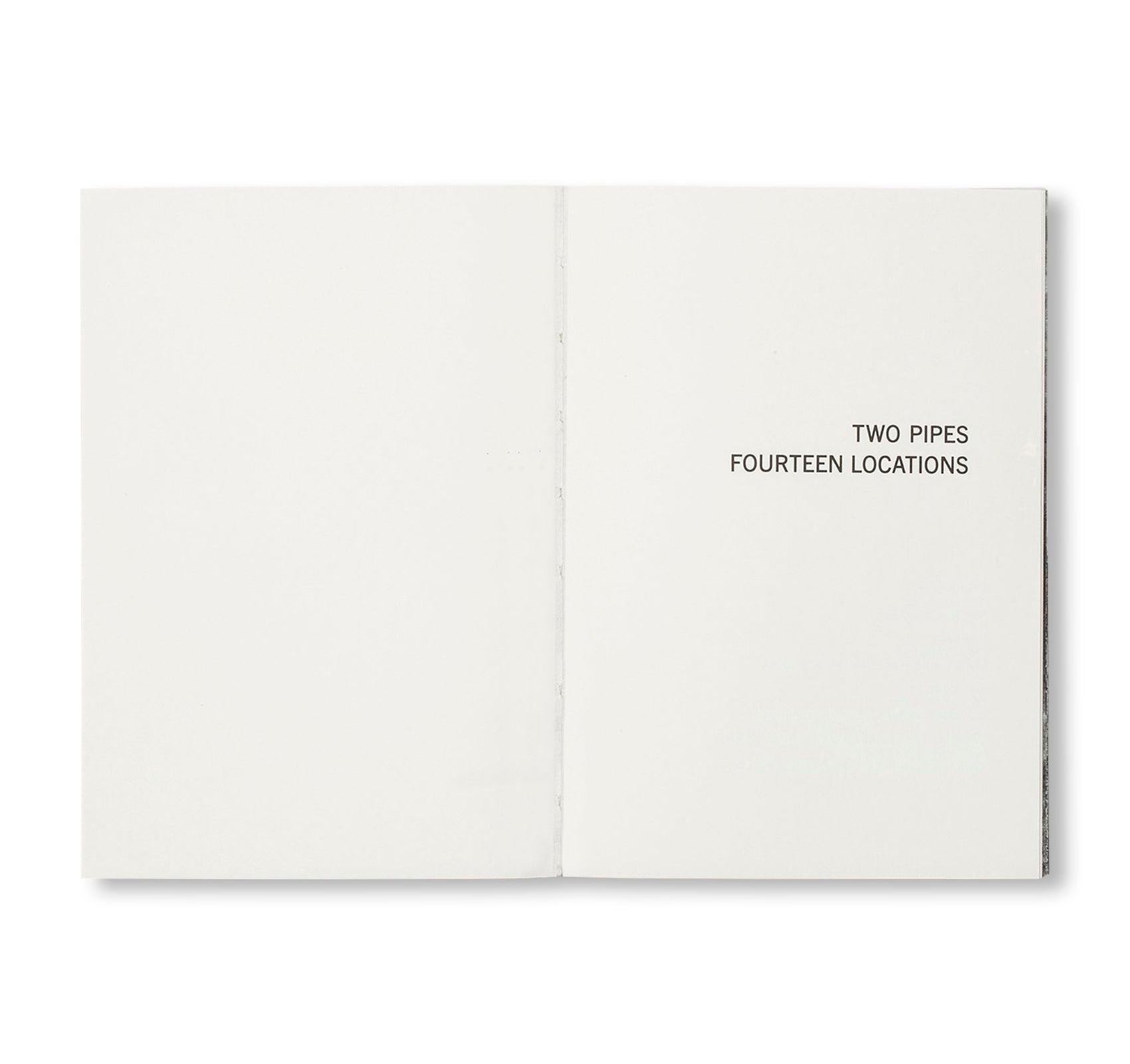 TWO PIPES FOURTEEN LOCATIONS by Peter Downsbrough [SECOND EDITION]