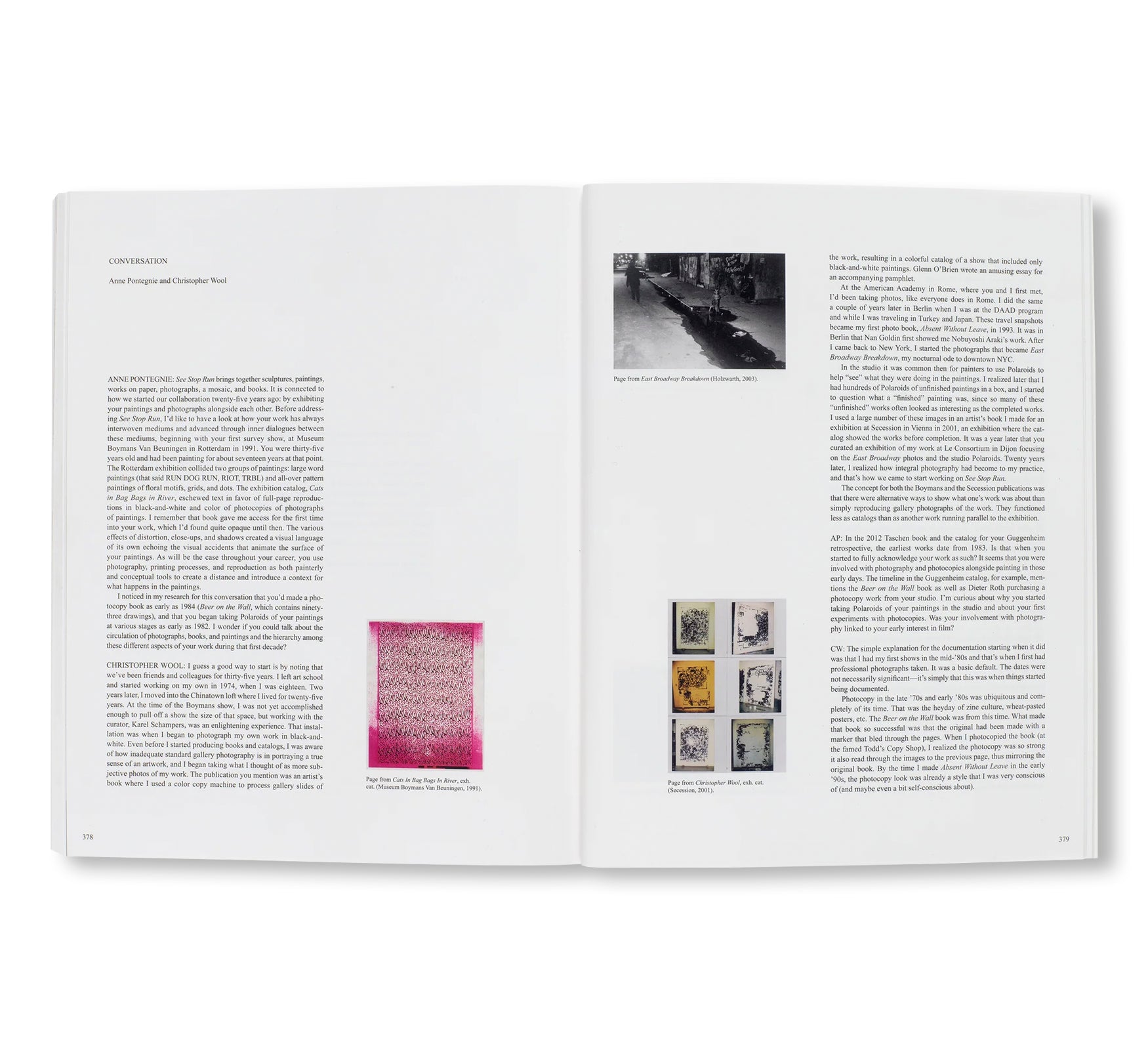 SEE STOP RUN by Christopher Wool