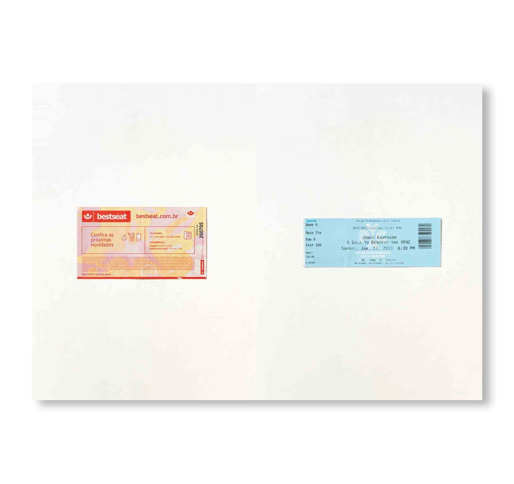 TICKETS TO THE CORE by Jac Leirner