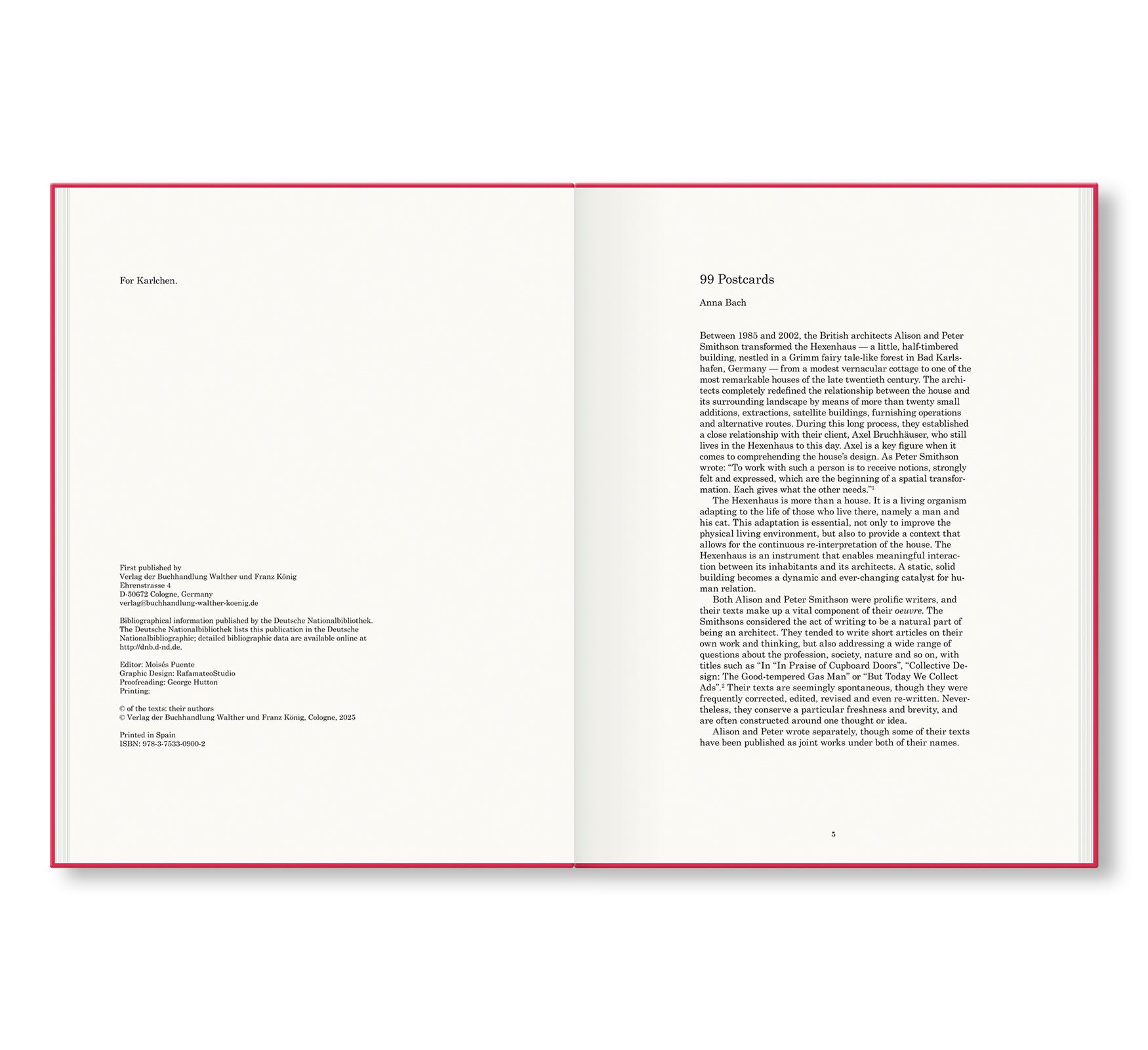 DEAR AXEL…99 POSTCARDS FROM ALISON AND PETER SMITHSON by Alison & Peter Smithson