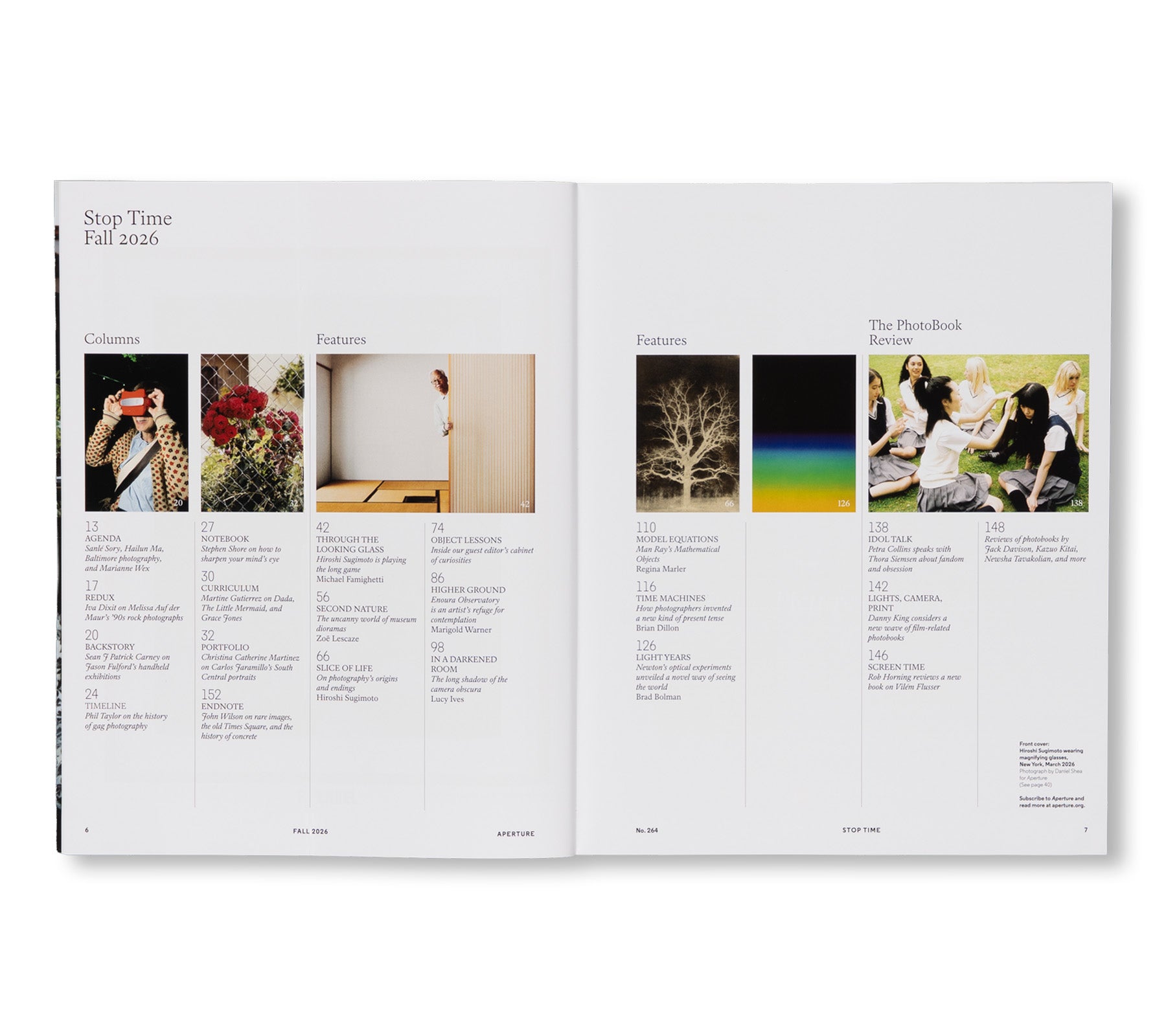 APERTURE 264 - FALL 2026: STOP TIME, GUEST EDITED BY HIROSHI SUGIMOTO