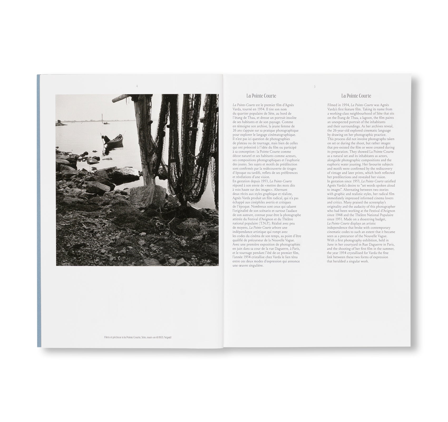 AGNÈS VARDA. LA POINTE COURTE, DES PHOTOGRAPHIES AU FILM by Agnès Varda