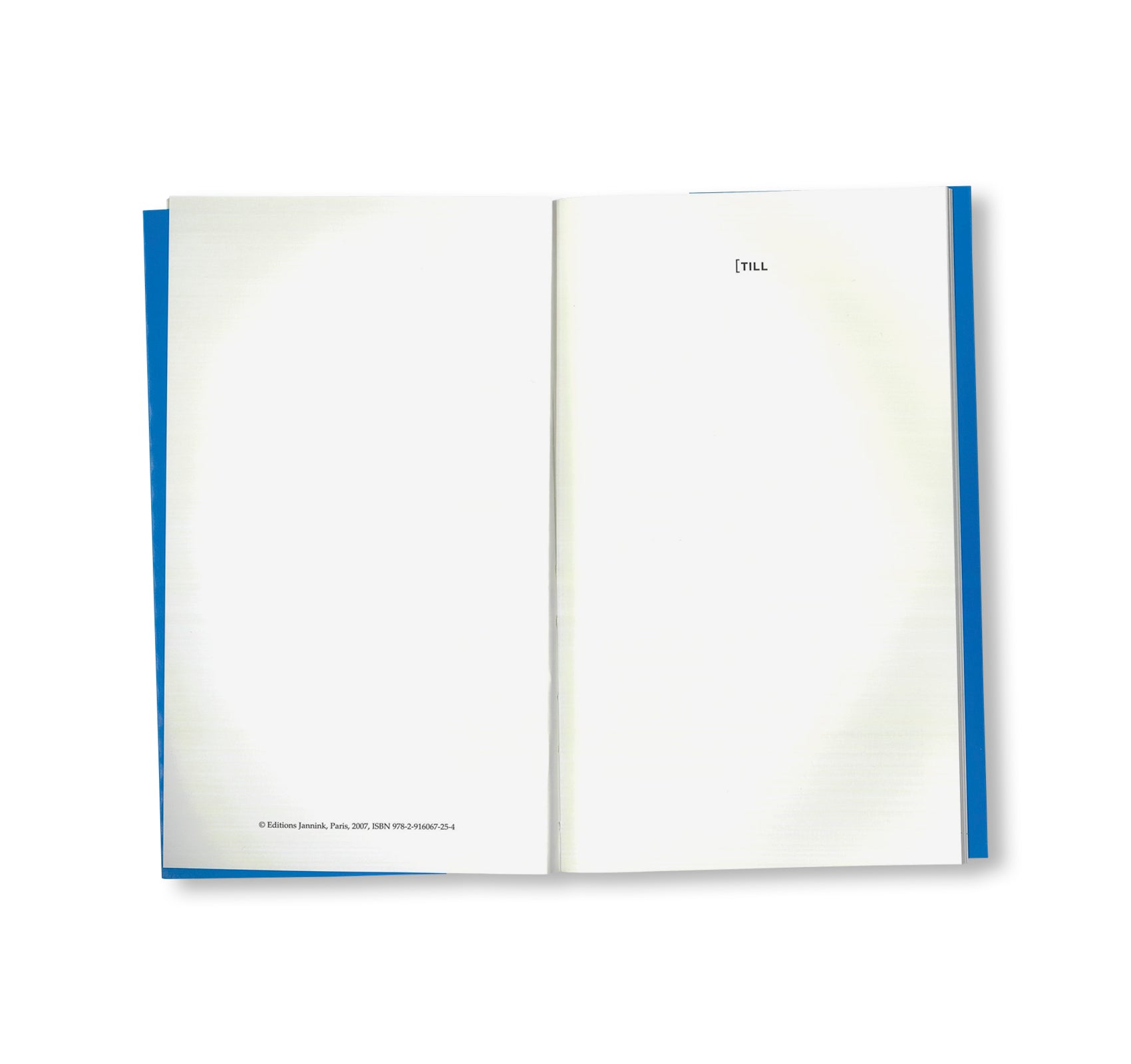 [TILL by Peter Downsbrough [FRENCH EDITION]