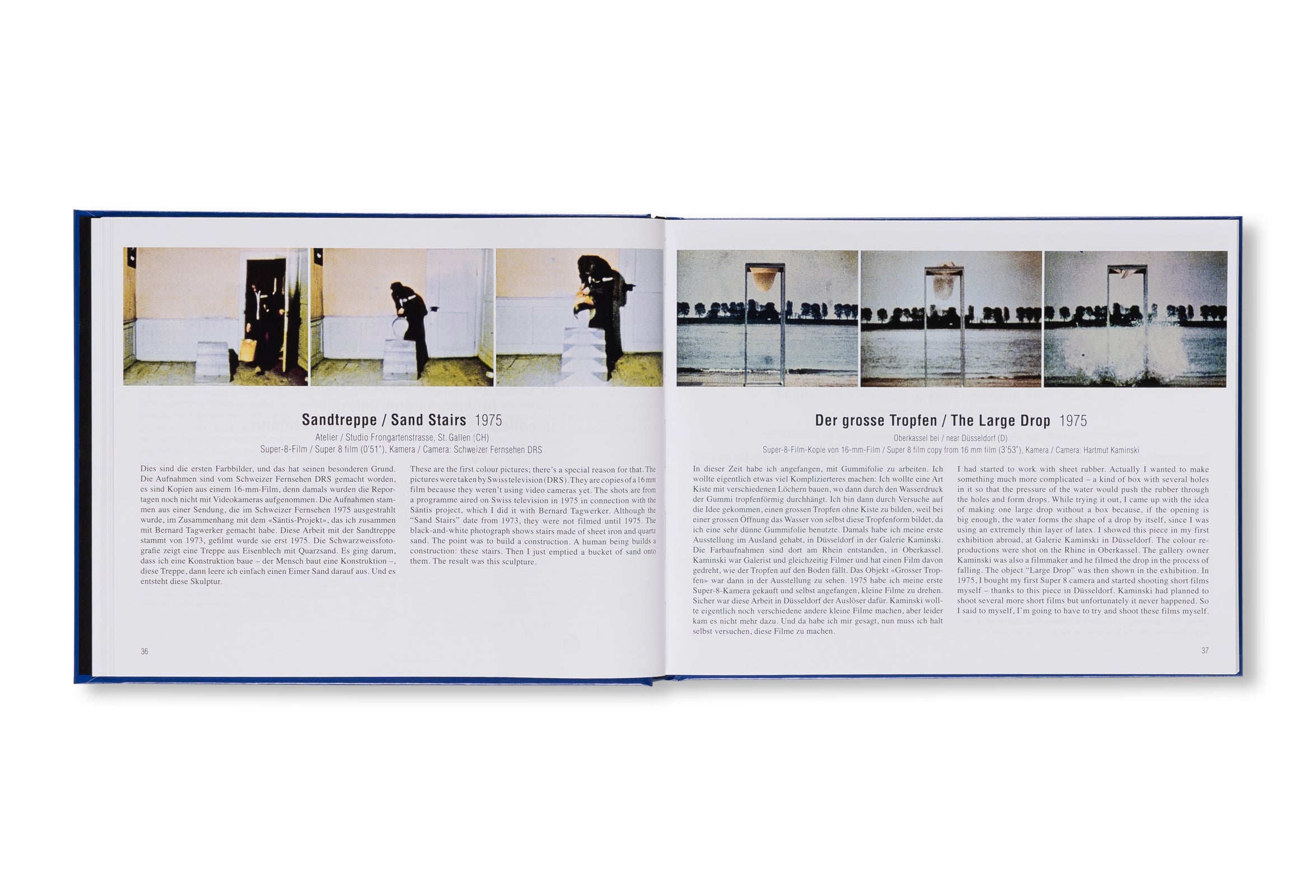 SUPER-8 FILME 1975-2001. KOMMENTIERTES WERKVERZEICHNIS / ANNOTATED CATALOGUE RAISONNÉ by Roman Signer