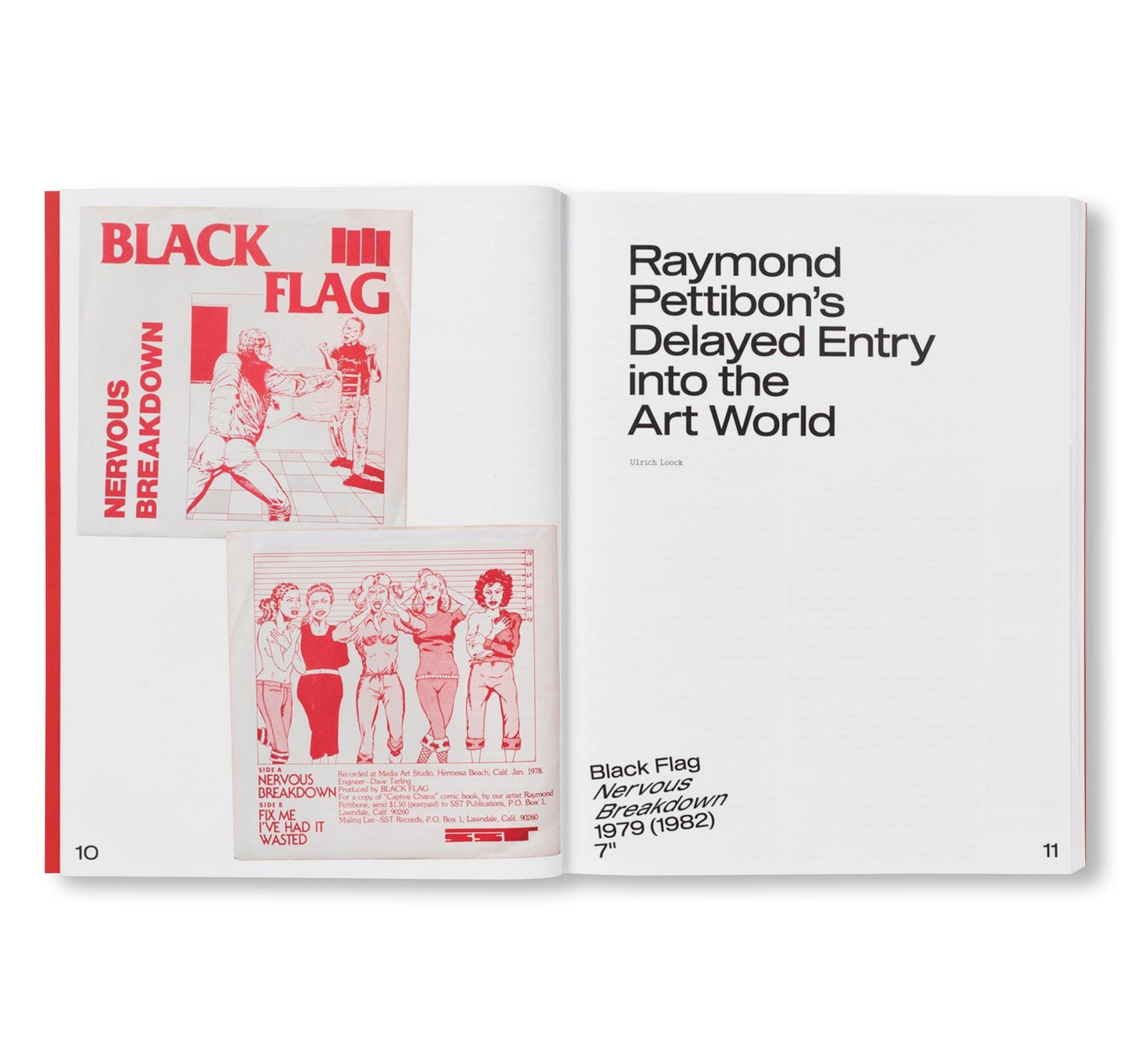 NERVOUS BREAKDOWN: RAYMOND PETTIBON, ALBUM COVERS by Raymond Pettibon