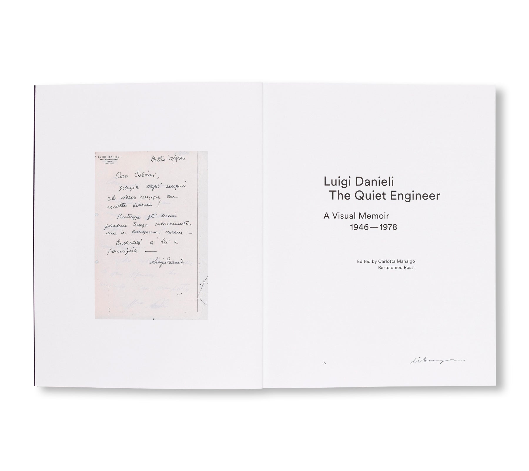 THE QUIET ENGINEER: A VISUAL MEMOIR 1946–1978 by Luigi Danieli