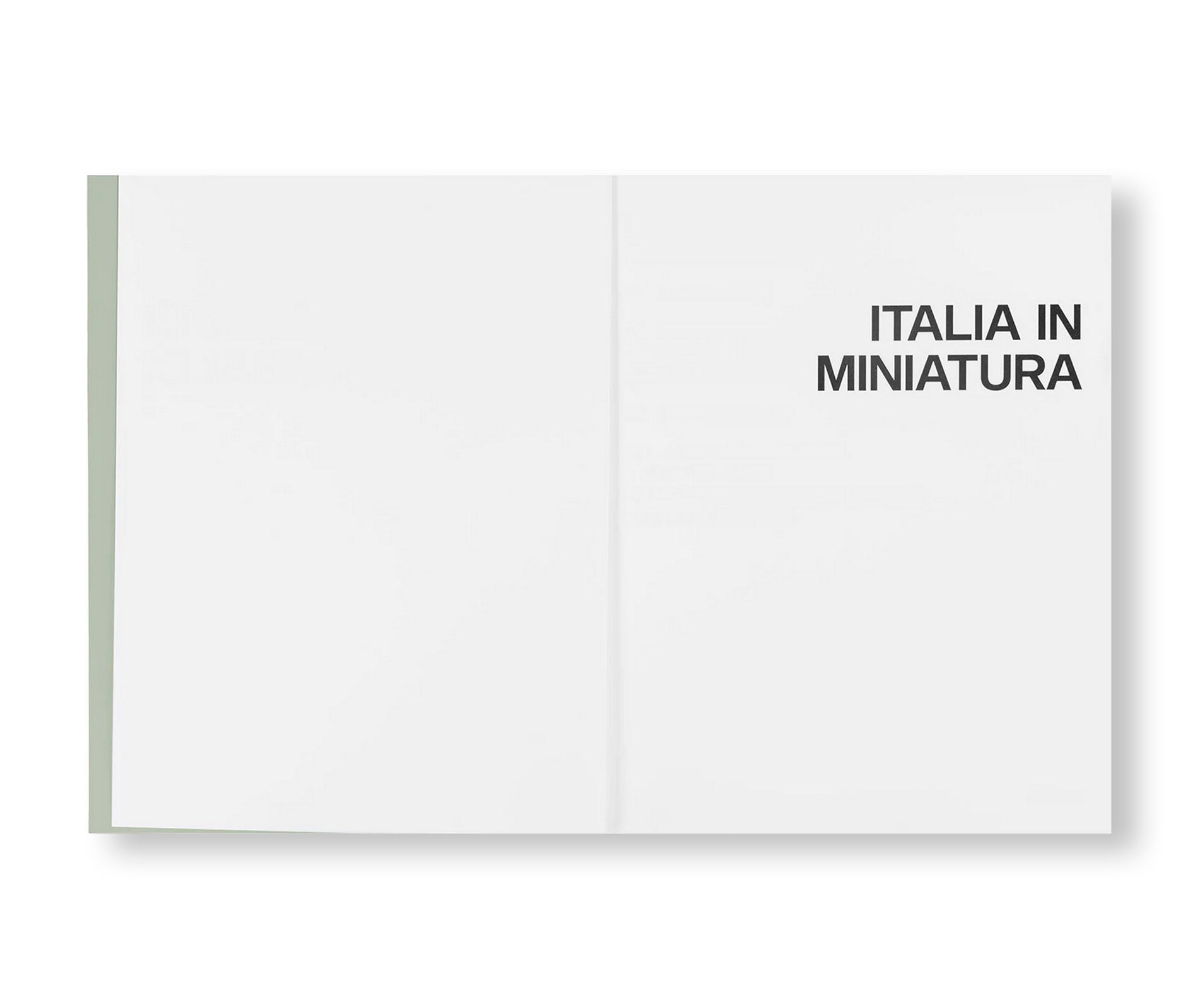 ITALIA IN MINIATURA by Luigi Ghirri, Ivo Rambaldi