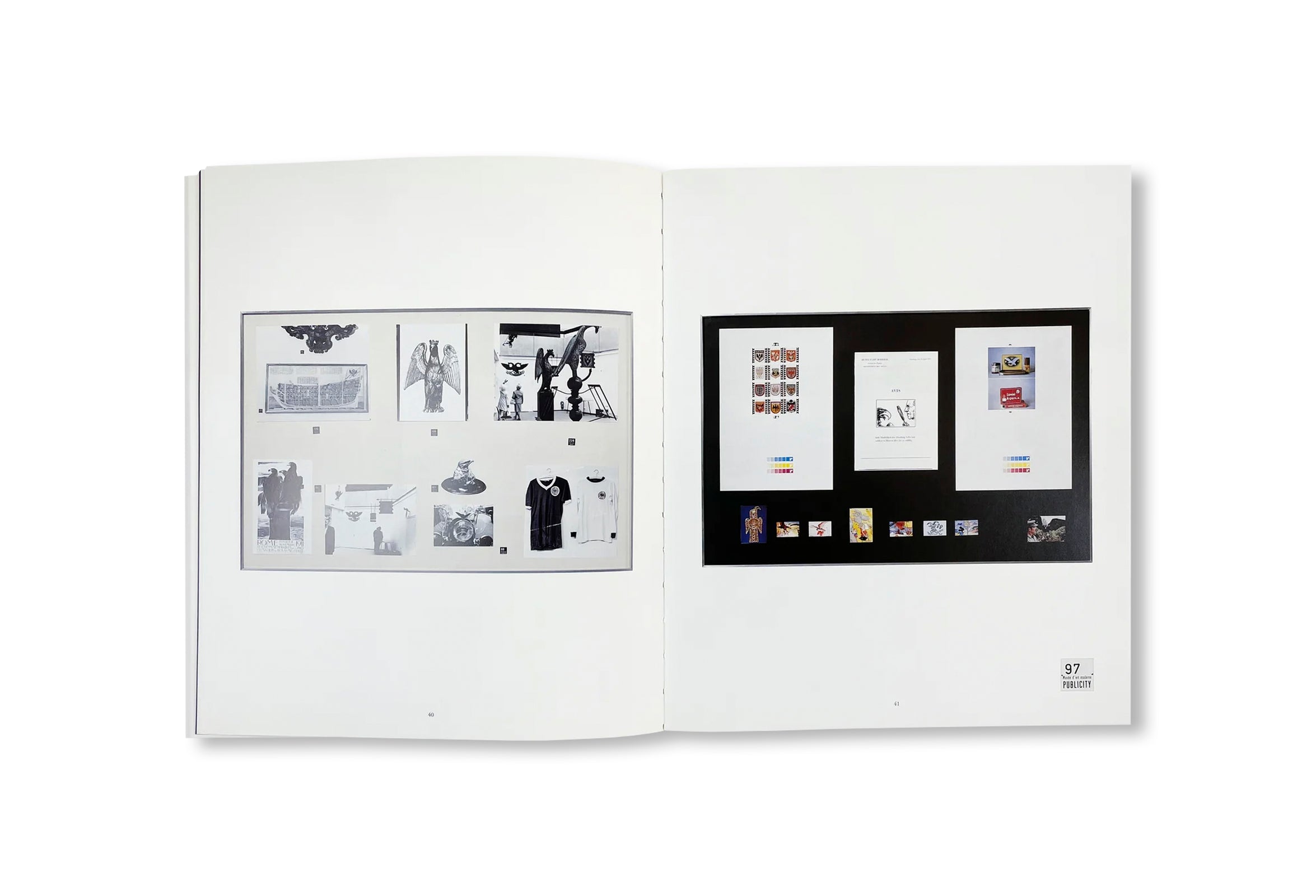 MUSÉE D'ART MODERNE, DEPARTEMENT DES AIGLES, SECTION PUBLICITE by Marcel Broodthaers