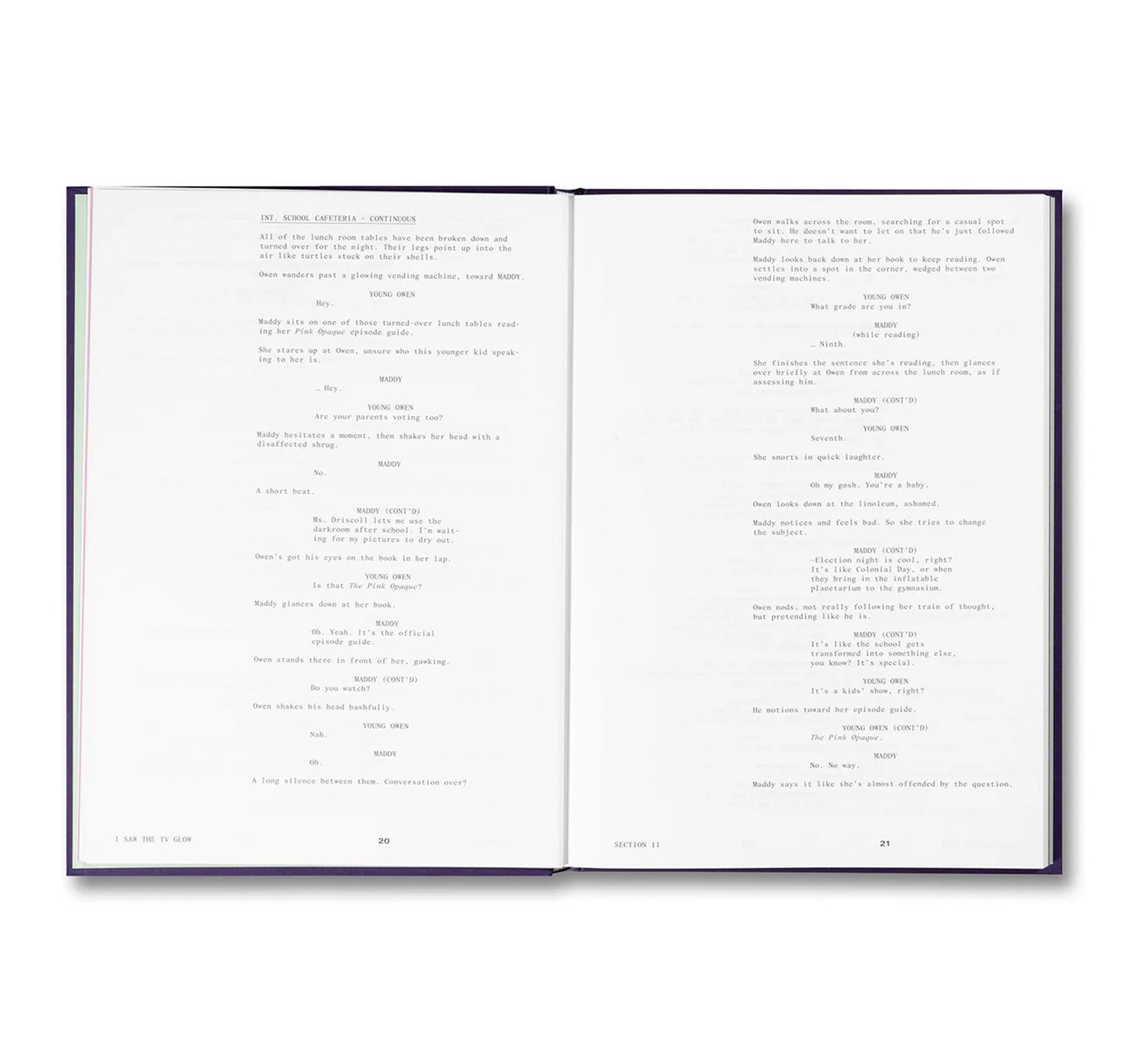 I SAW THE TV GLOW SCREENPLAY BOOK by Jane Schoenbrun – twelvebooks