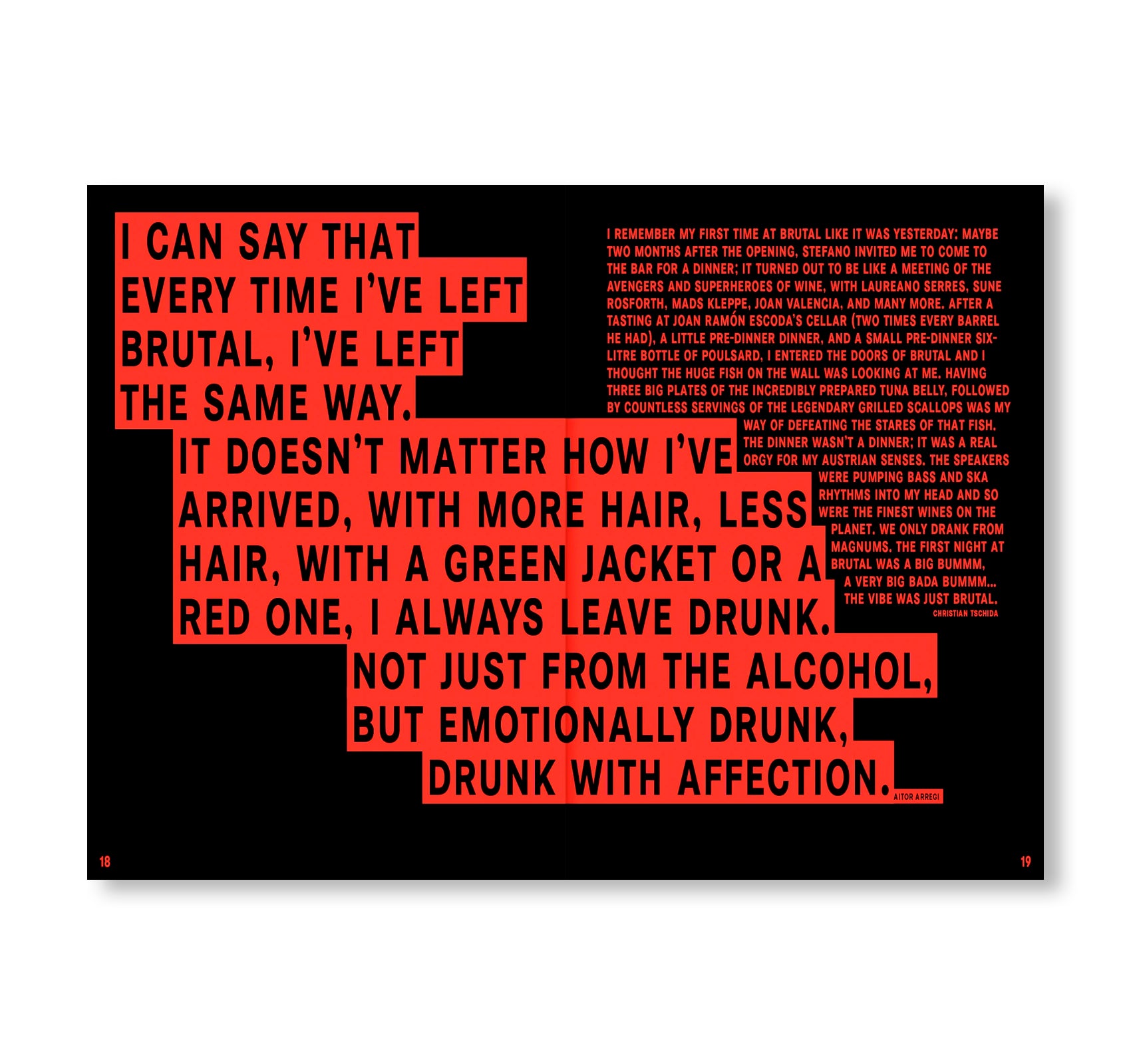 BAR BRUTAL: A COOKBOOK OF REVELATIONS