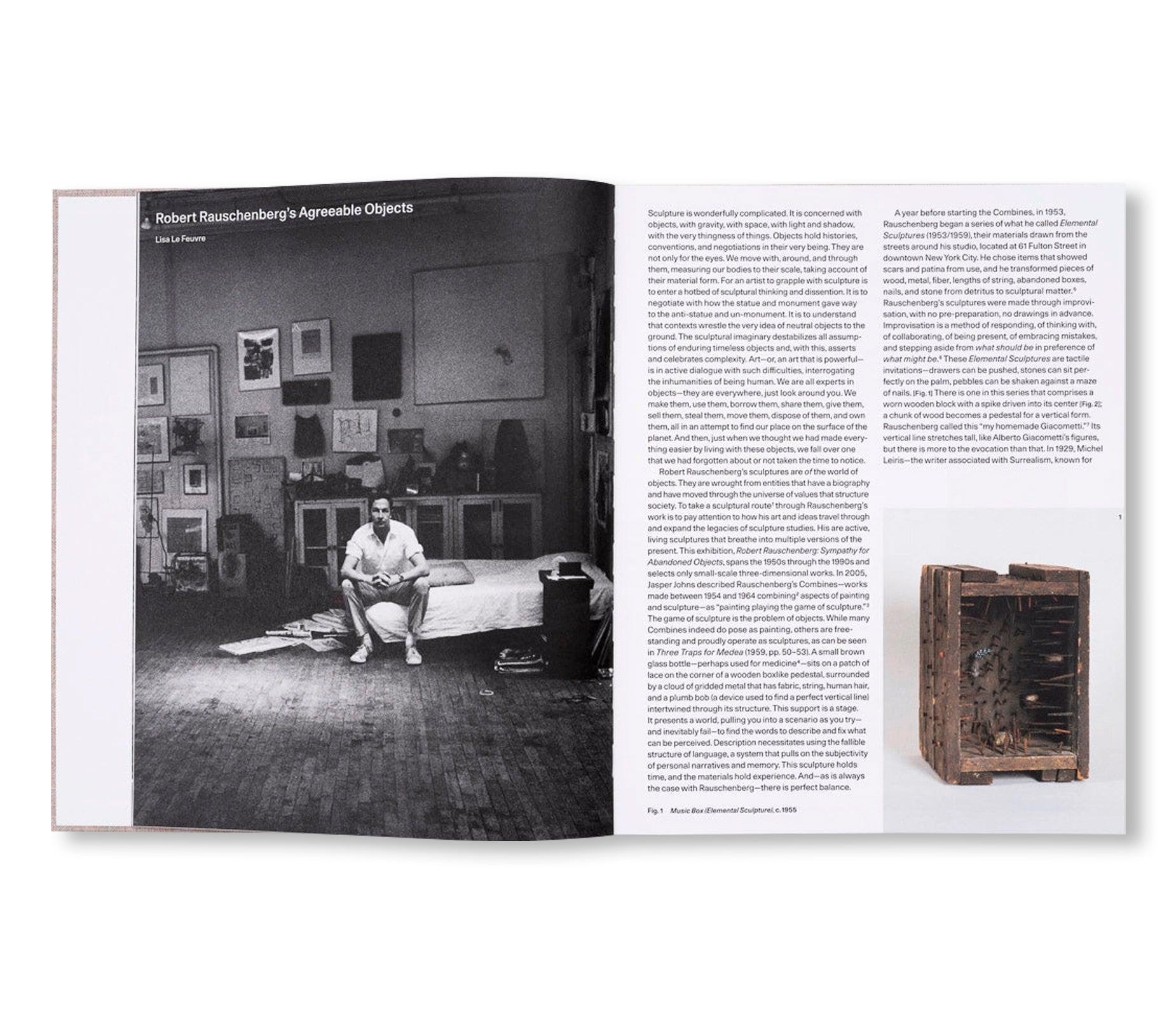 SYMPATHY FOR ABANDONED OBJECTS by Robert Rauschenberg