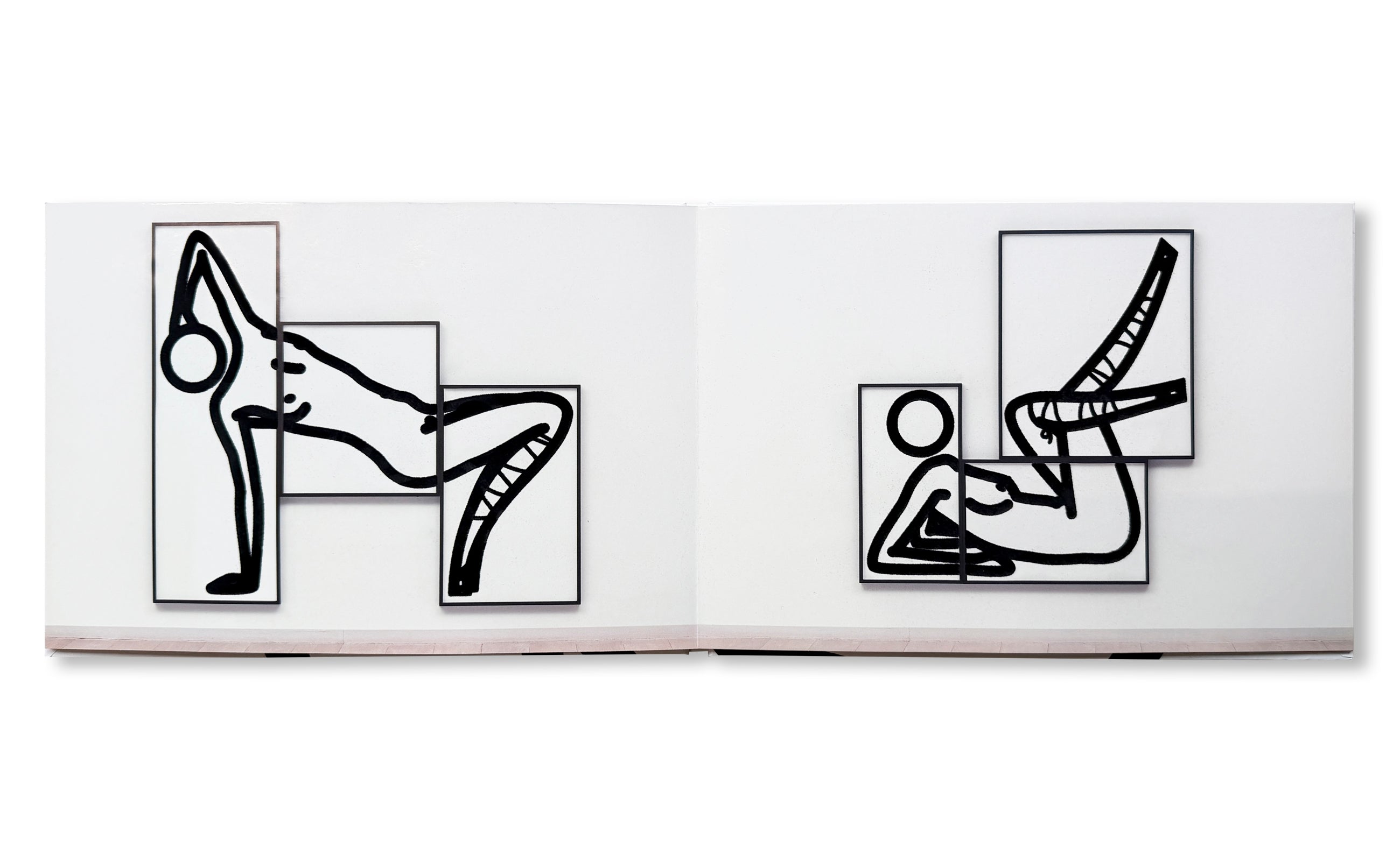THIS IS SHAHNOZA IN 3 PARTS by Julian Opie