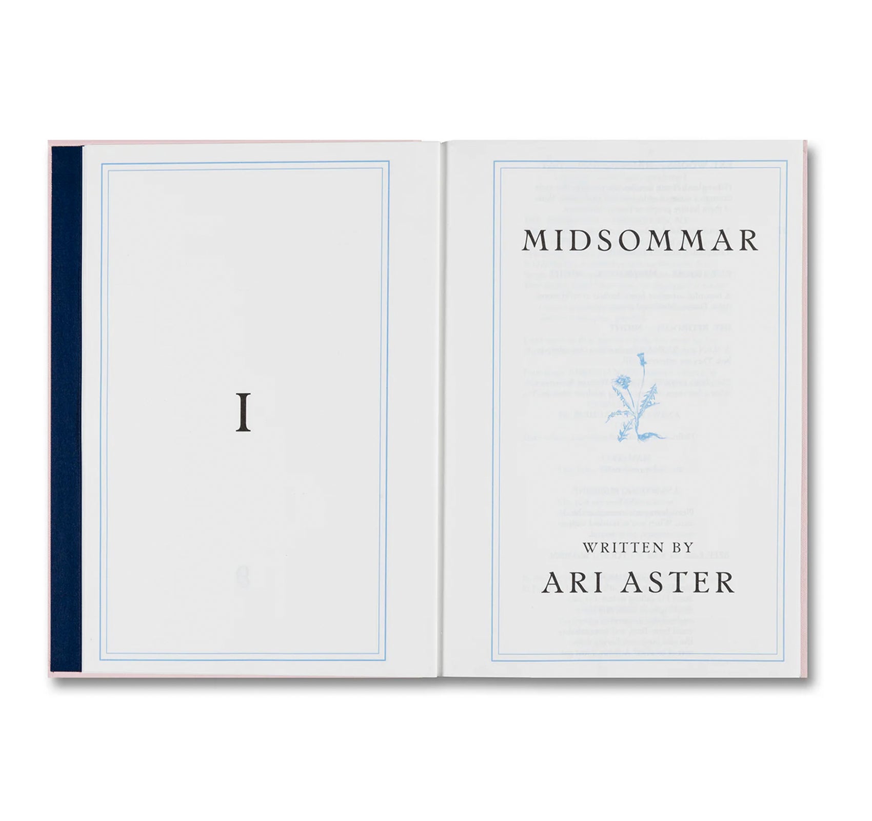 MIDSOMMAR SCREENPLAY BOOK by Ari Aster