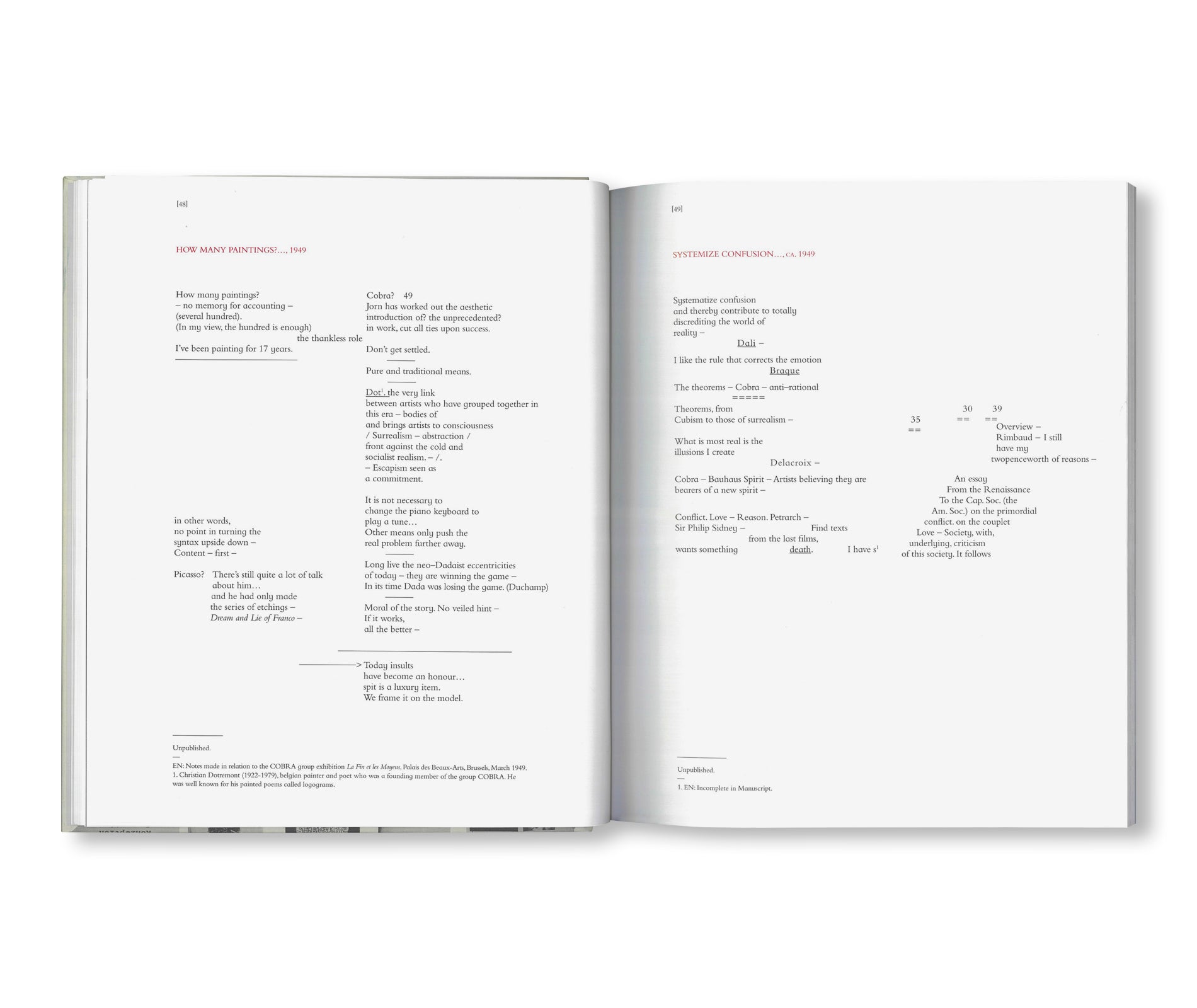 MARCEL BROODTHAERS: COLLECTED WRITINGS by Marcel Broodthaers