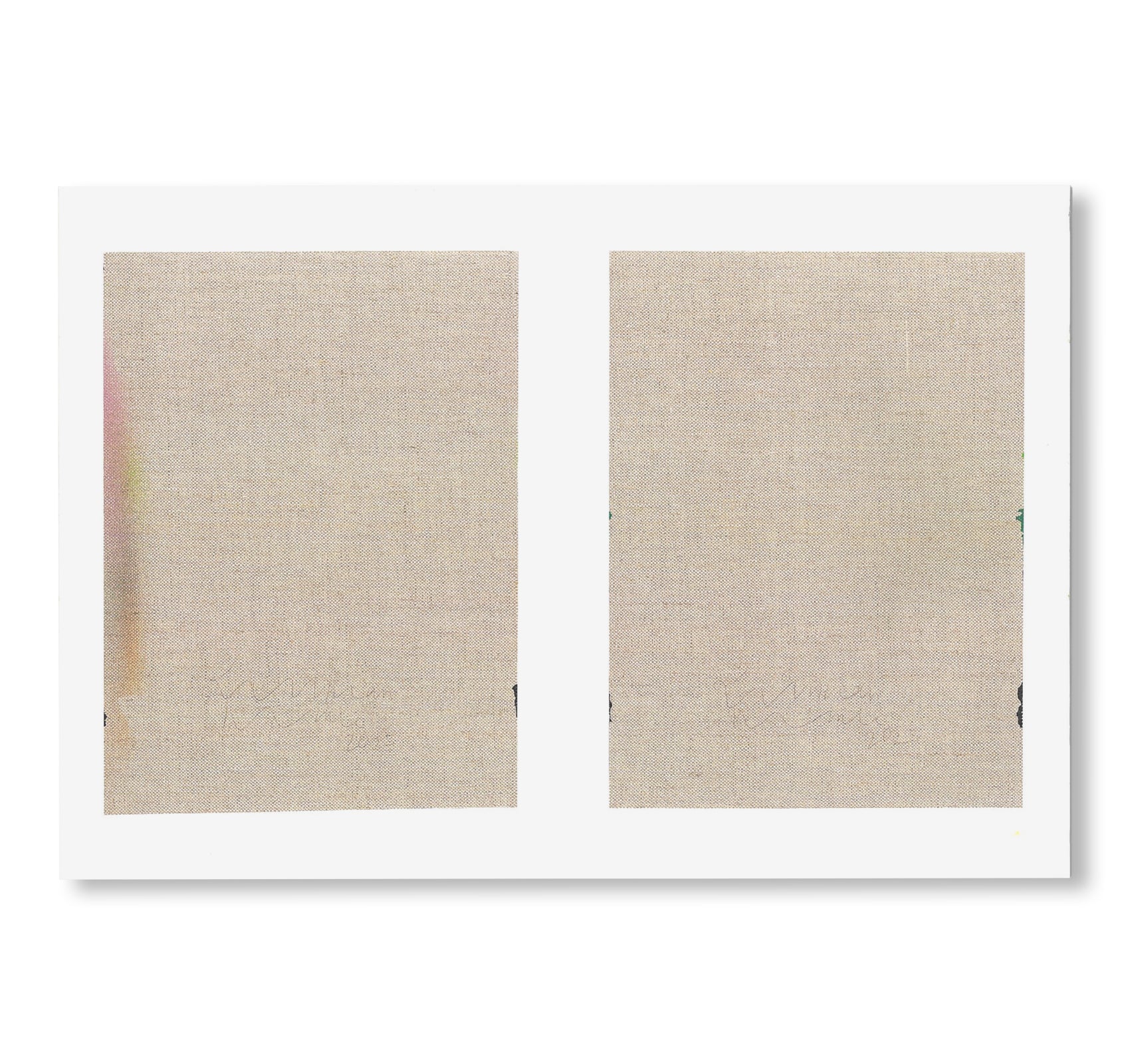 ELEVEN SECOND PAINTING (WHITE, ANTIQUE WHITE, PINK, LEMON YELLOW, LIGHT GREEN, DARK GREEN, PURPLE, RED, YELLOW, BLACK, SILVER) 2025 by Jonathan Monk [COVER A / SIGNED]