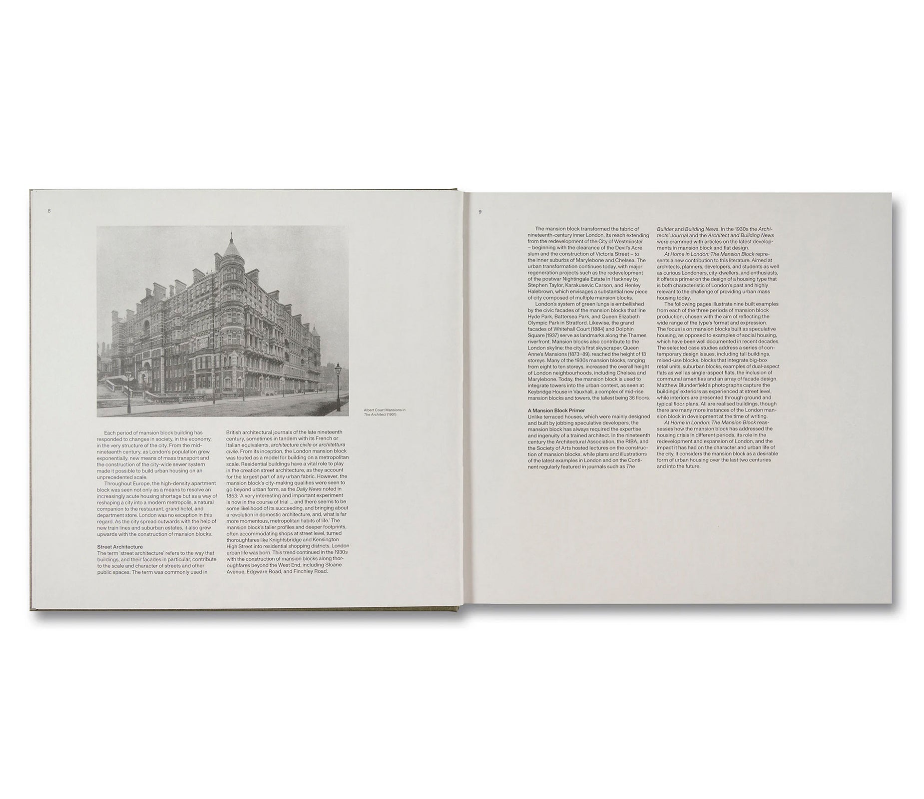 AT HOME IN LONDON: THE MANSION BLOCK by Karin Templin