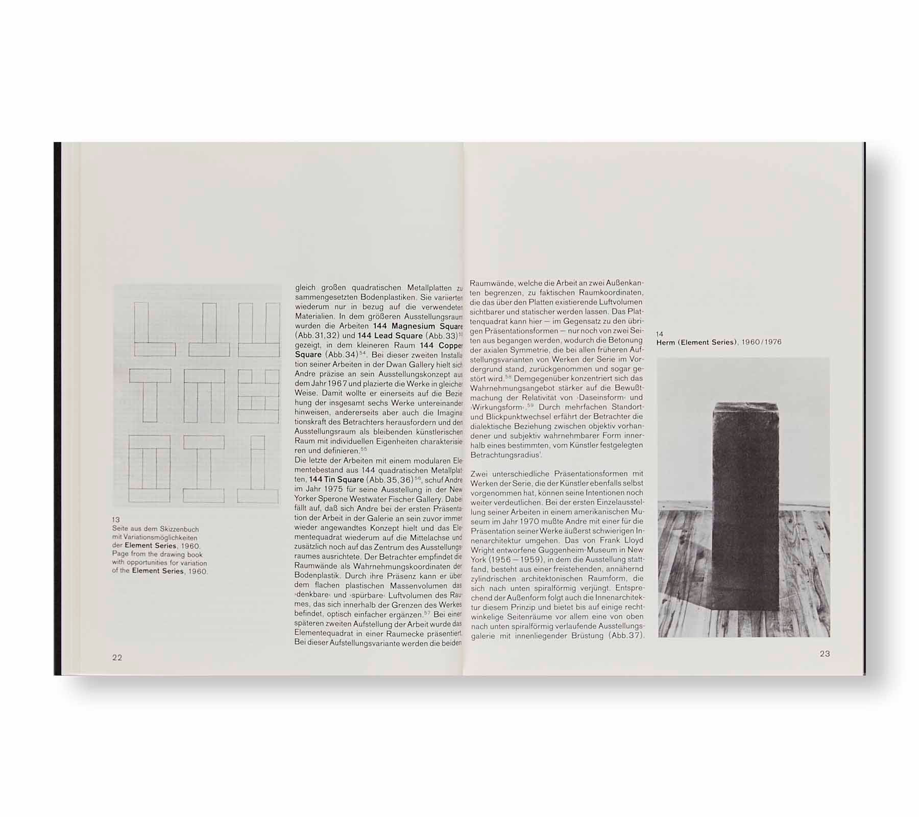 CARL ANDRE – EXTRANEOUS ROOTS by Carl Andre