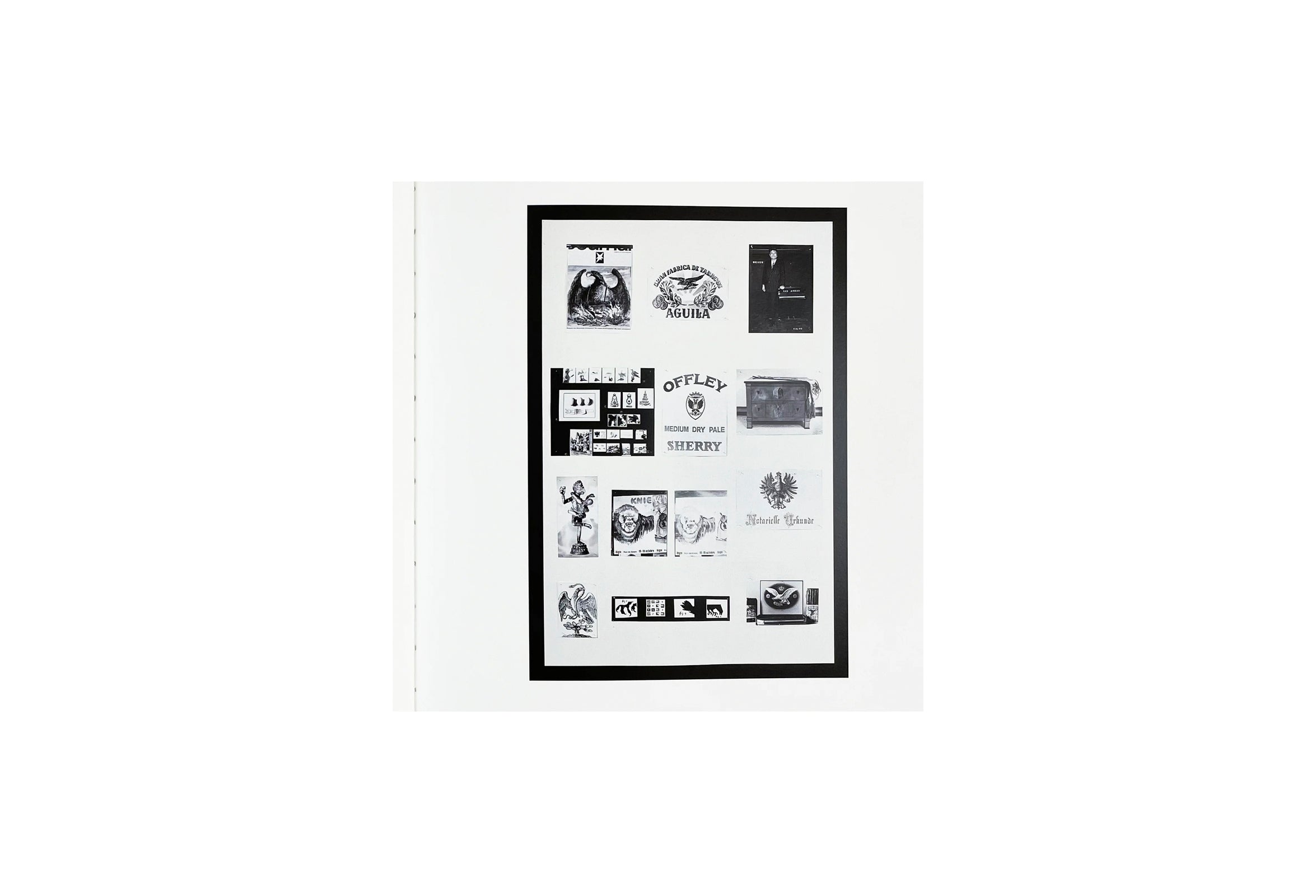 MUSÉE D'ART MODERNE, DEPARTEMENT DES AIGLES, SECTION PUBLICITE by Marcel Broodthaers