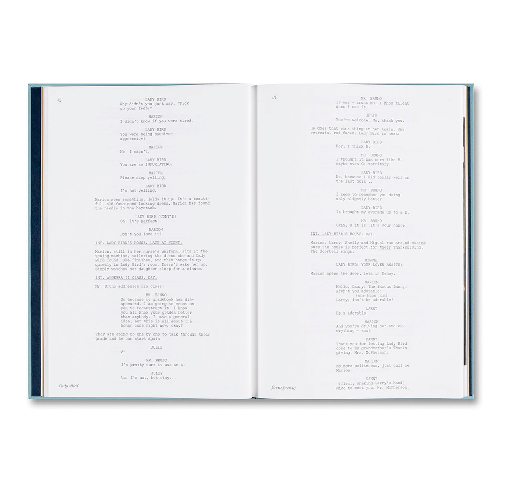 LADY BIRD SCREENPLAY BOOK by Greta Gerwig