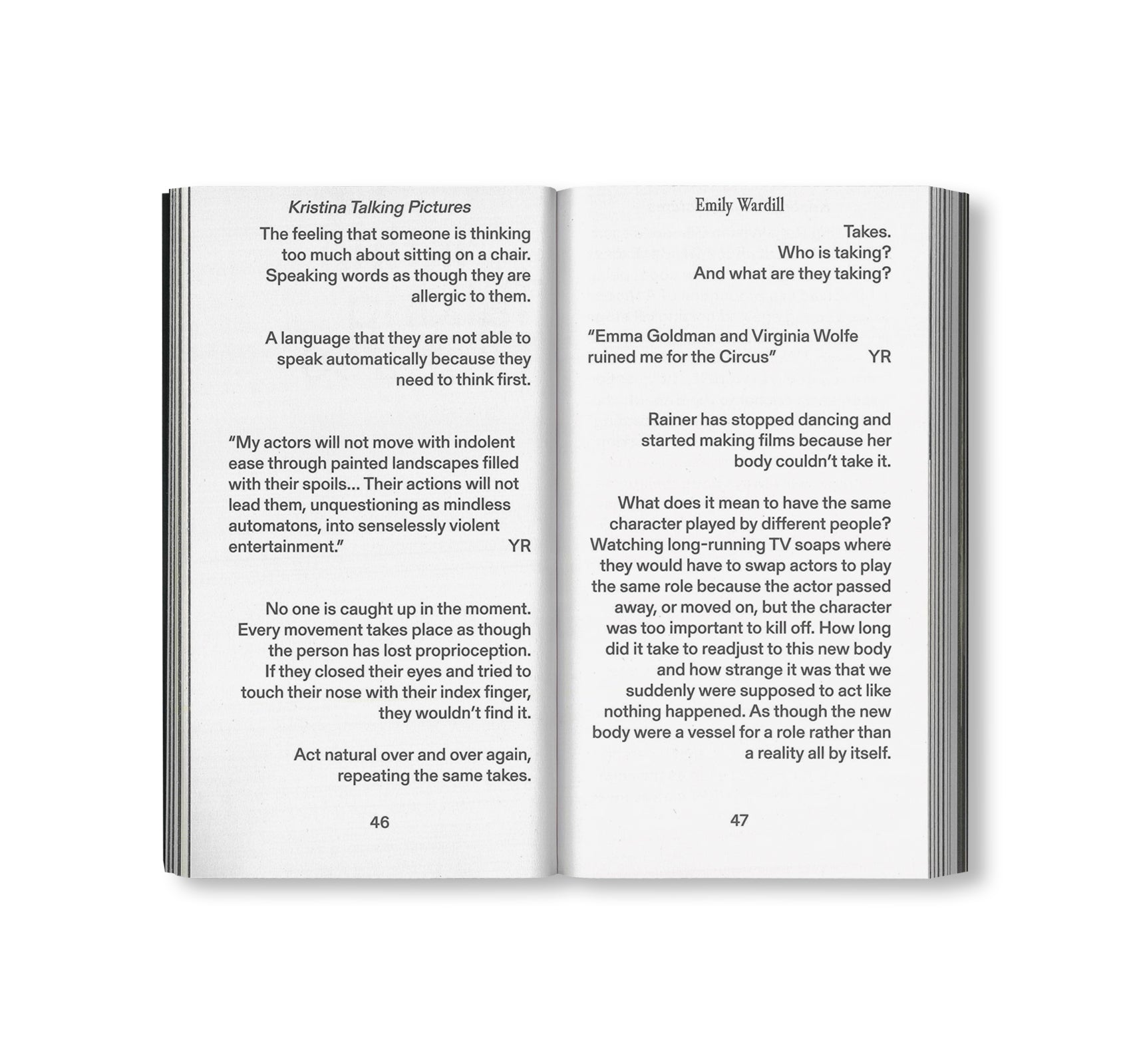 PRIVILEGE: AN YVONNE RAINER FILMOGRAPHY by Yvonne Rainer [EXTENDED EDITION]