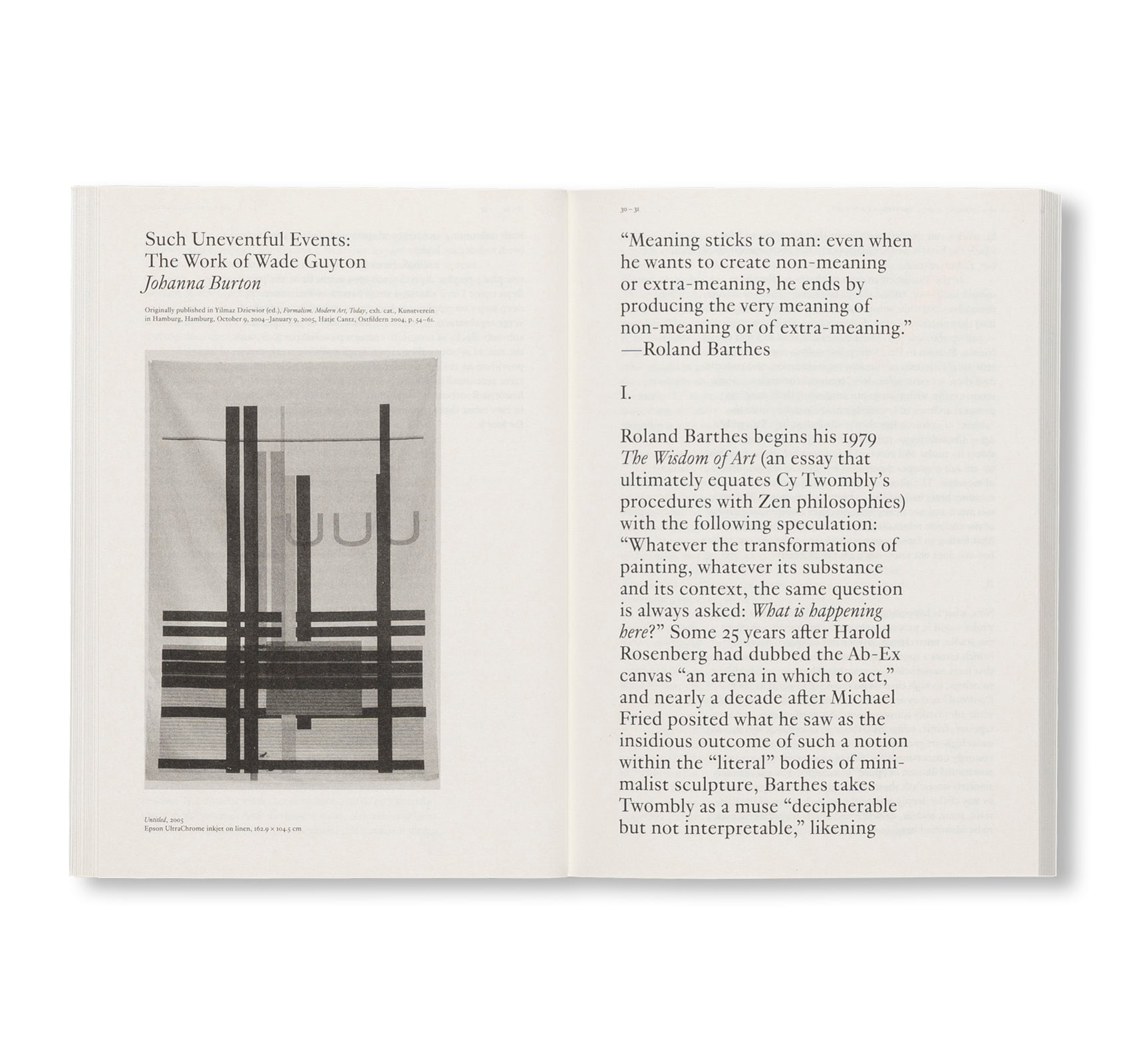 WRITINGS ON WADE GUYTON by Wade Guyton
