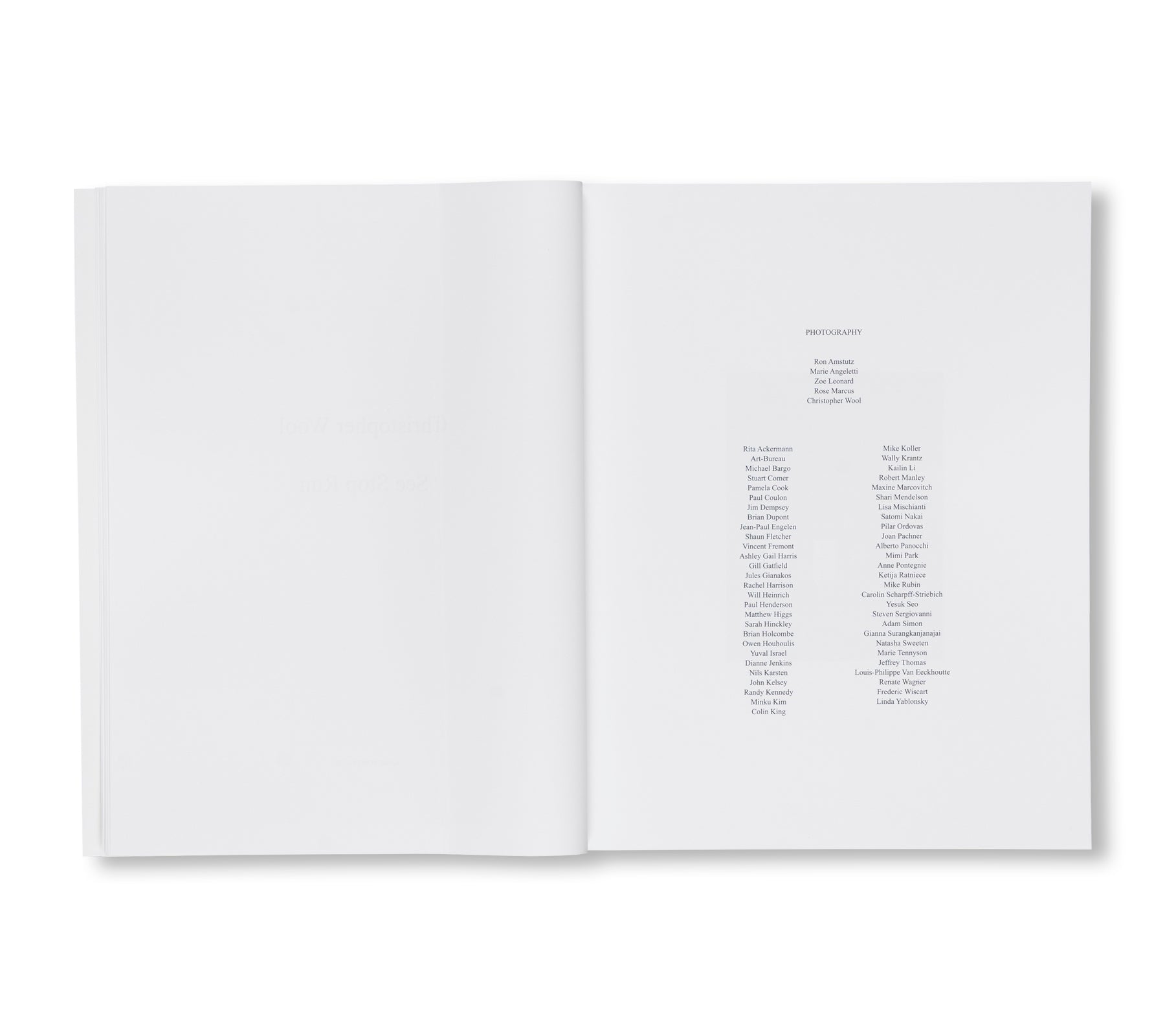 SEE STOP RUN by Christopher Wool