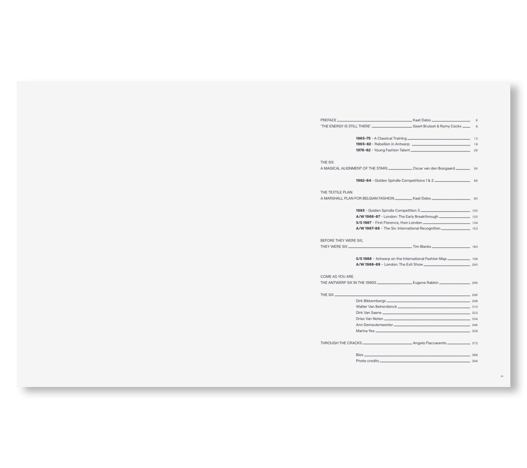 THE ANTWERP SIX [ENGLISH EDITION]