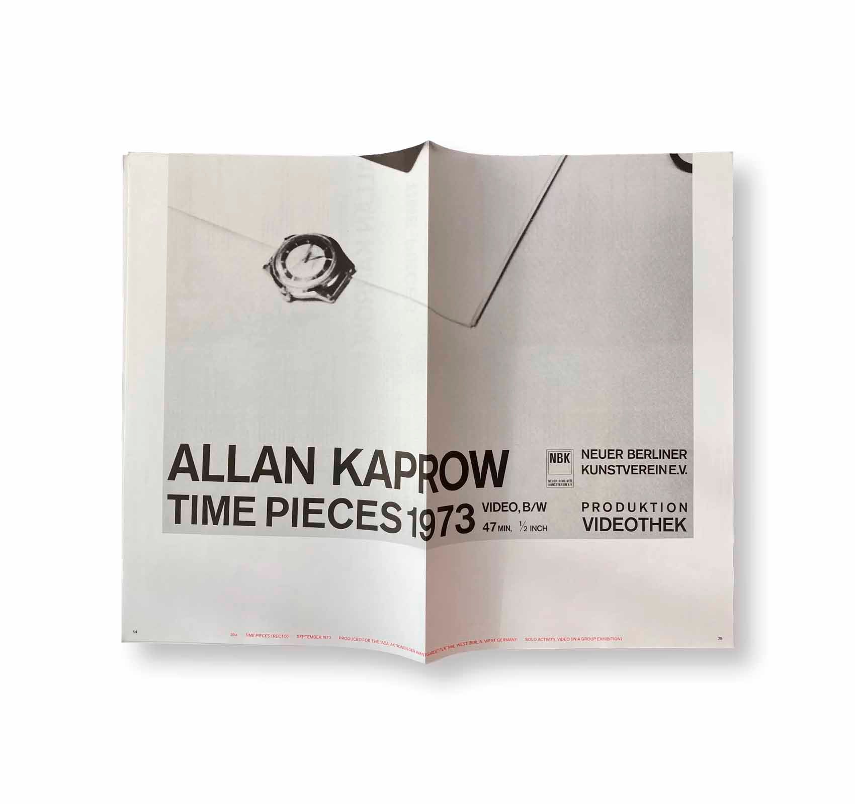 ALLAN KAPROW. POSTERS by Allan Kaprow