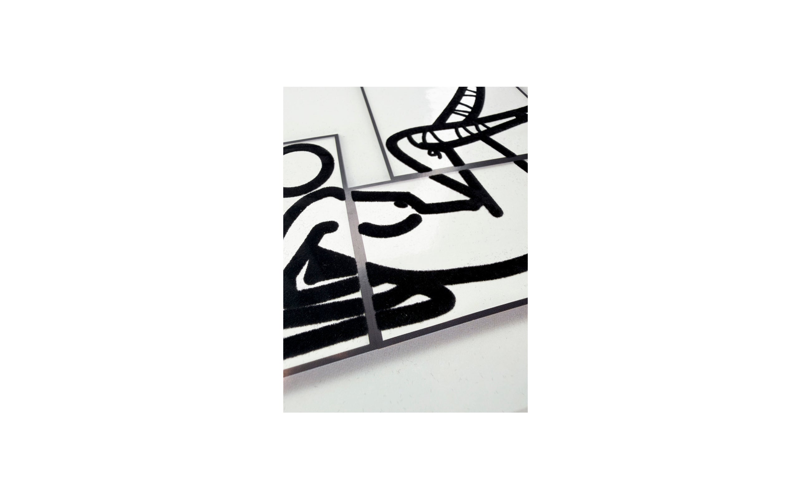 THIS IS SHAHNOZA IN 3 PARTS by Julian Opie