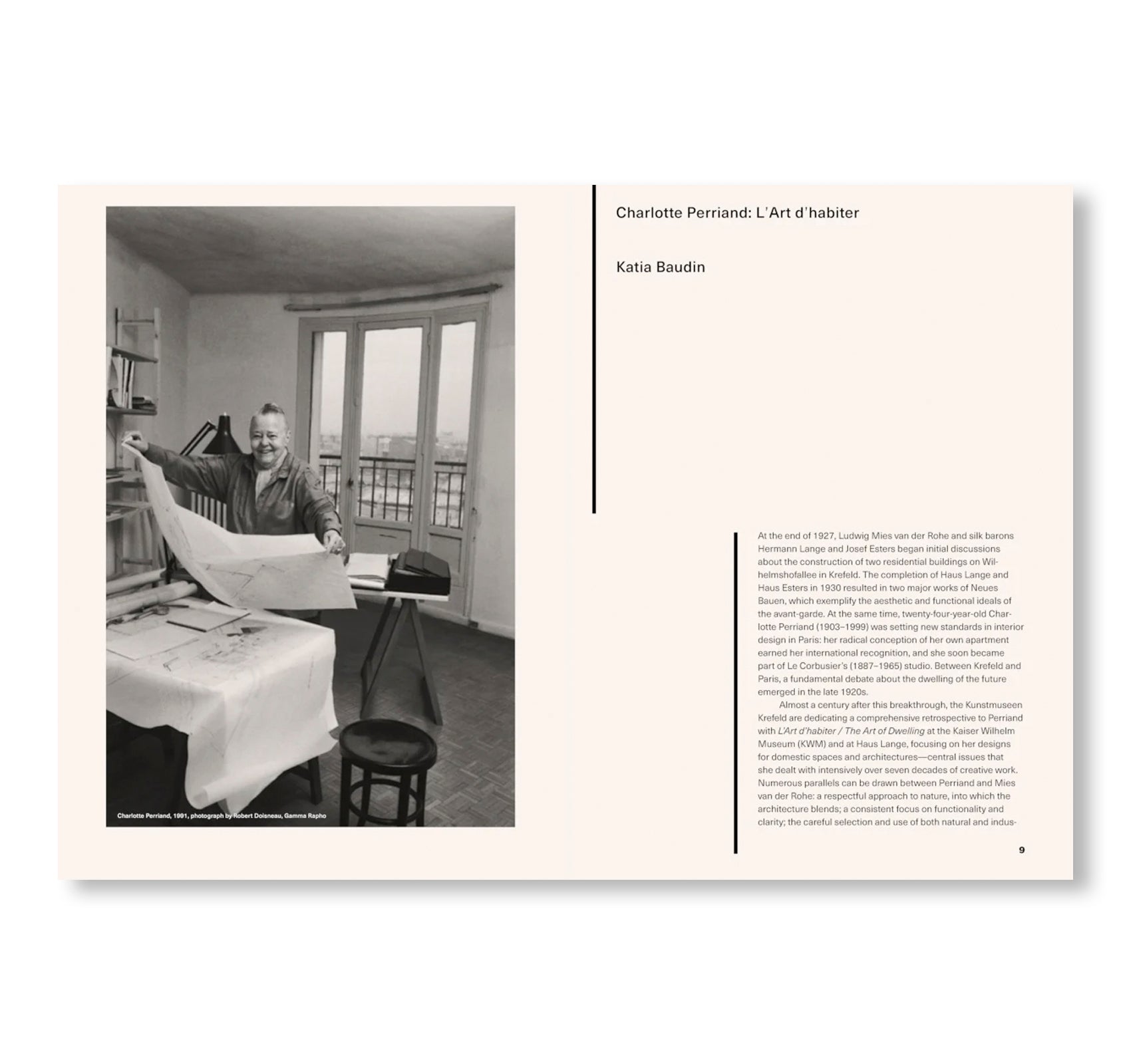 THE ART OF DWELLING by Charlotte Perriand